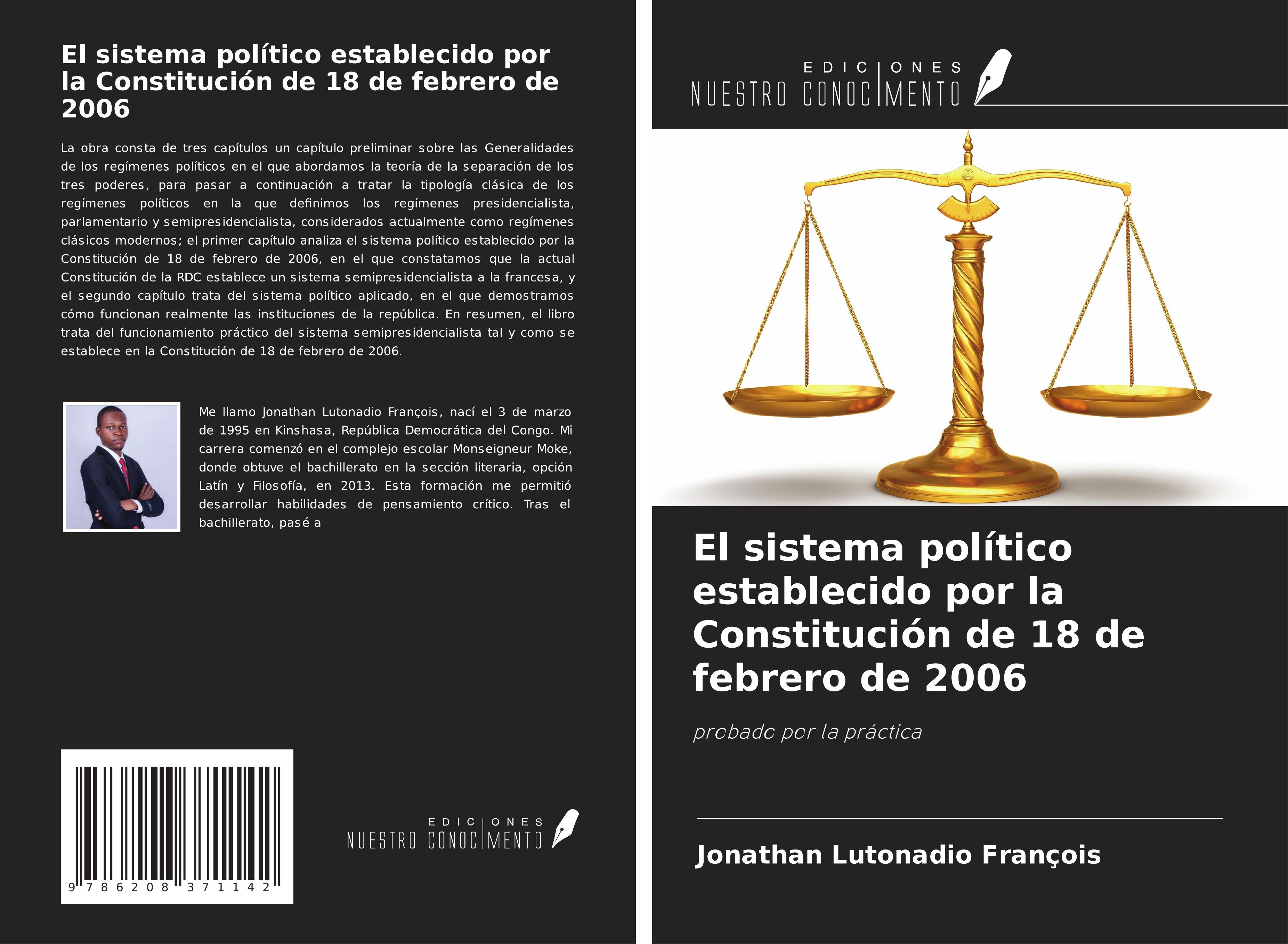 Vorderes Coverbild El sistema político establecido por la Constitución de 18 de febrero de 2006