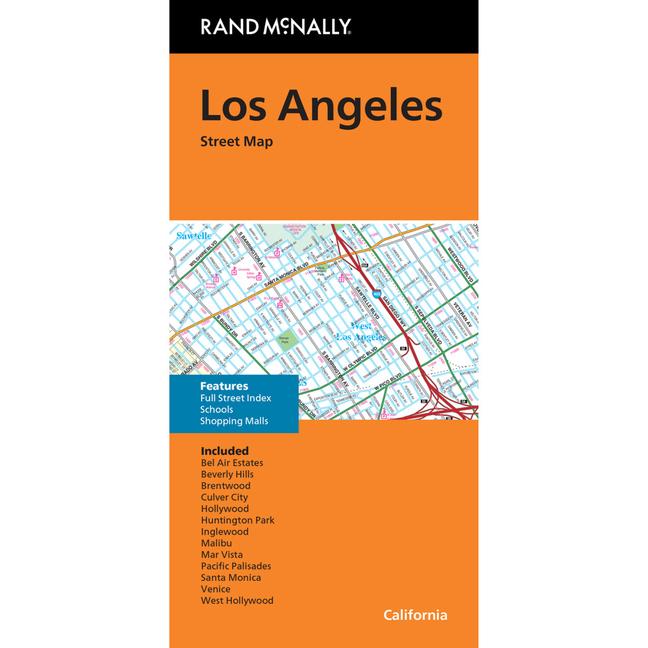 Vorderes Coverbild Rand McNally Folded Map: Los Angeles Street Map