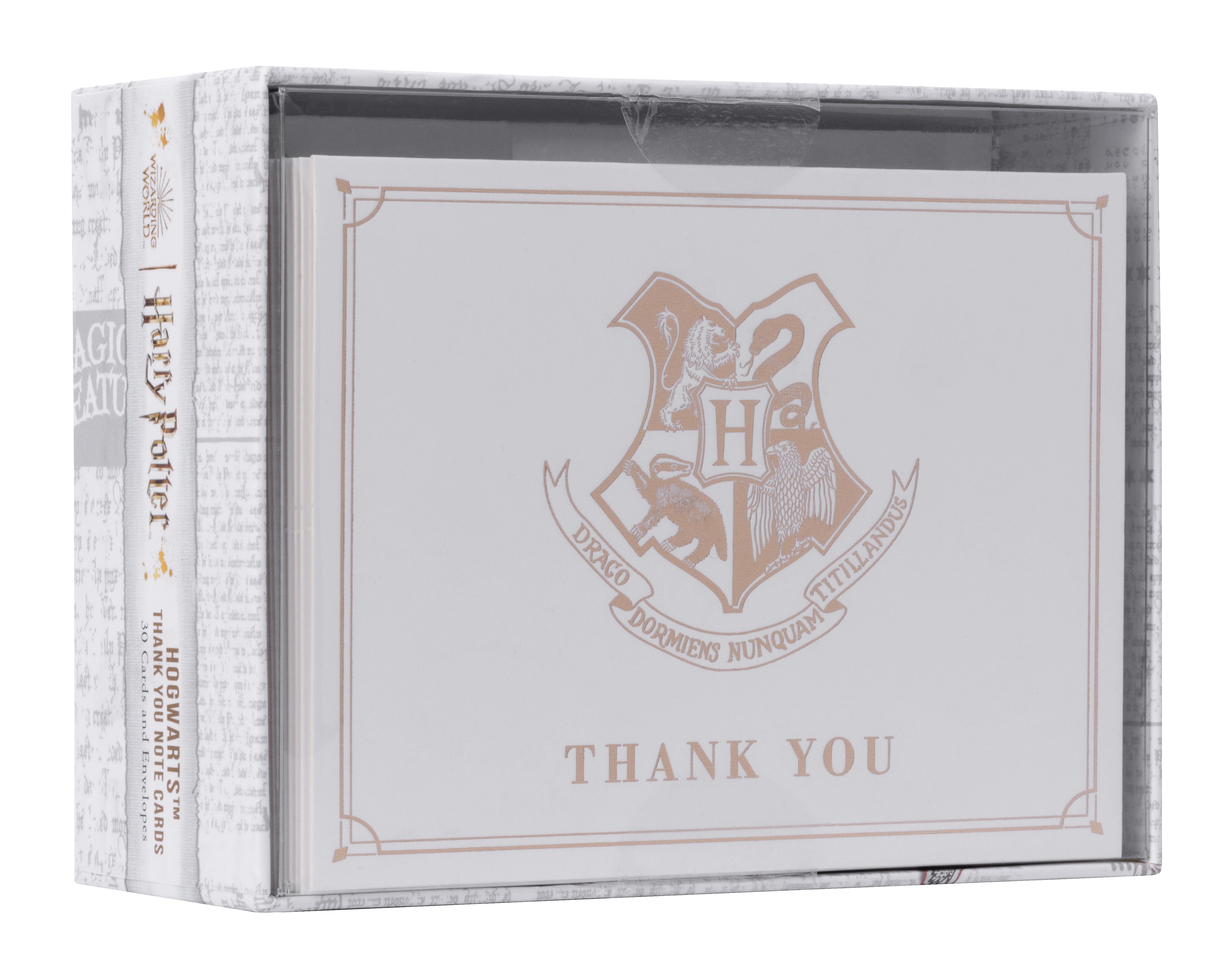 Vorderes Coverbild Harry Potter: Hogwarts Thank You Boxed Cards (Set of 30)