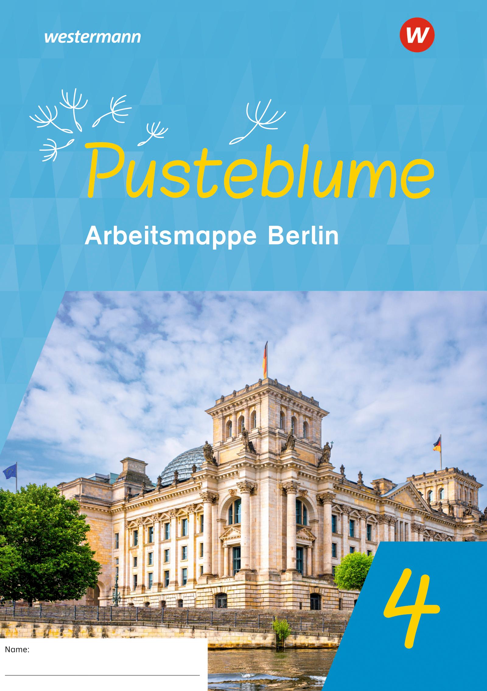 Vorderes Coverbild Pusteblume. Sachunterricht 4. Arbeitsmappe. Für Berlin