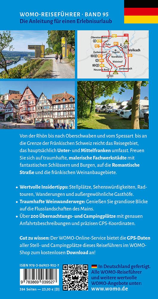 Rückseitencover Entdeckertouren mit dem Wohnmobil Bayern Nordwesten