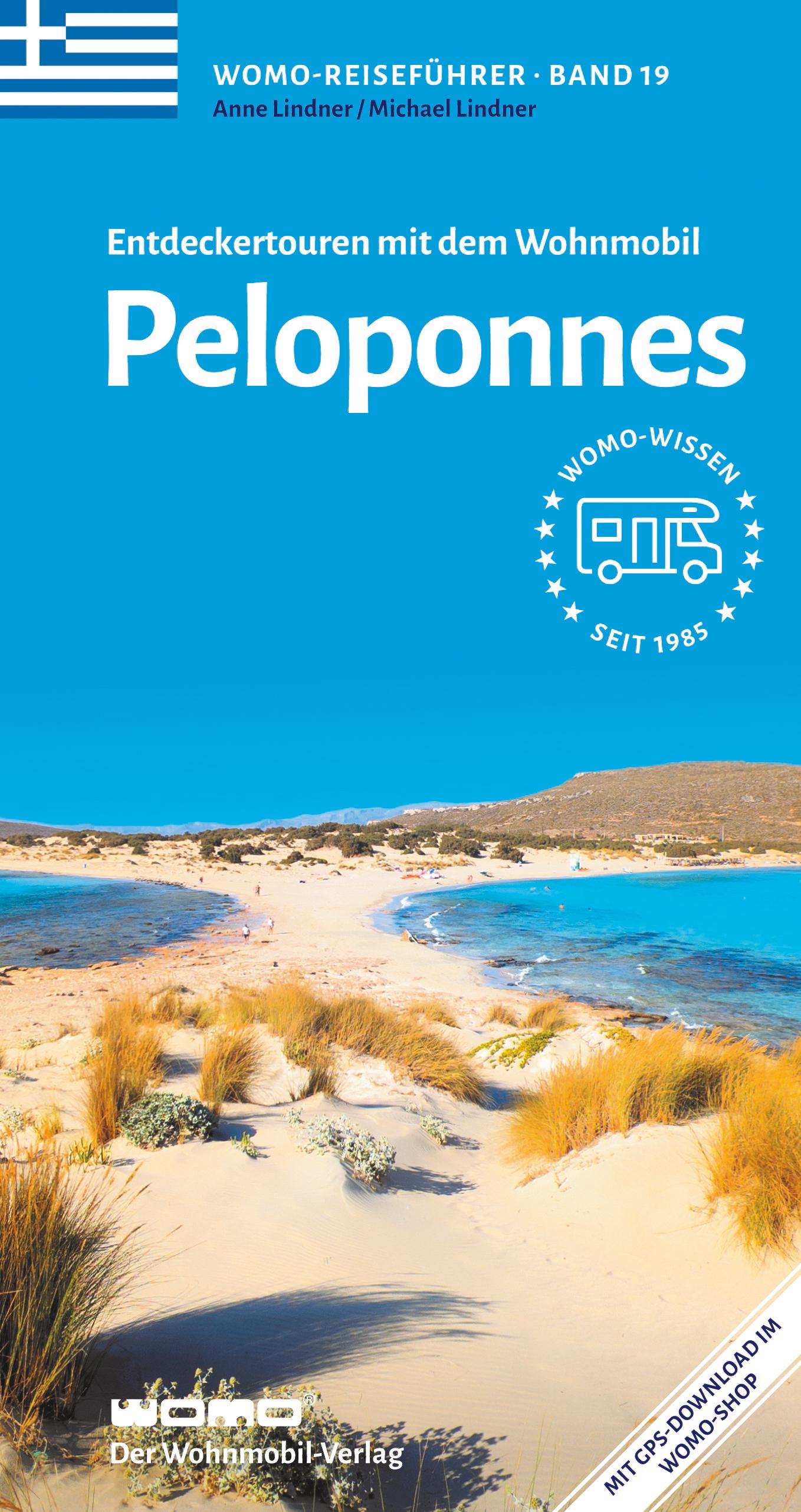 Vorderes Coverbild Entdeckertouren mit dem Wohnmobil Peloponnes