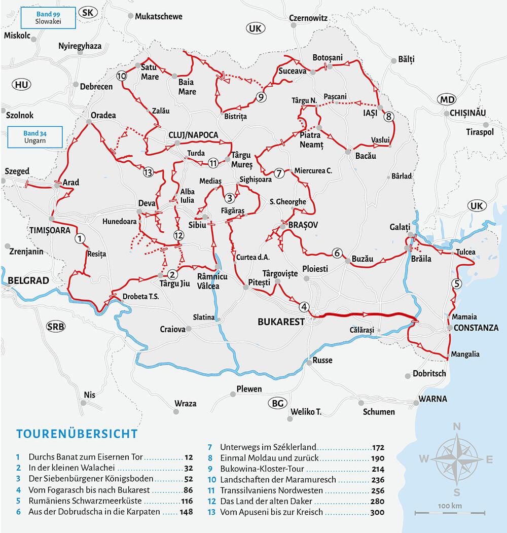 Beispielinhalt (Bild) Entdeckertouren mit dem Wohnmobil Rumänien
