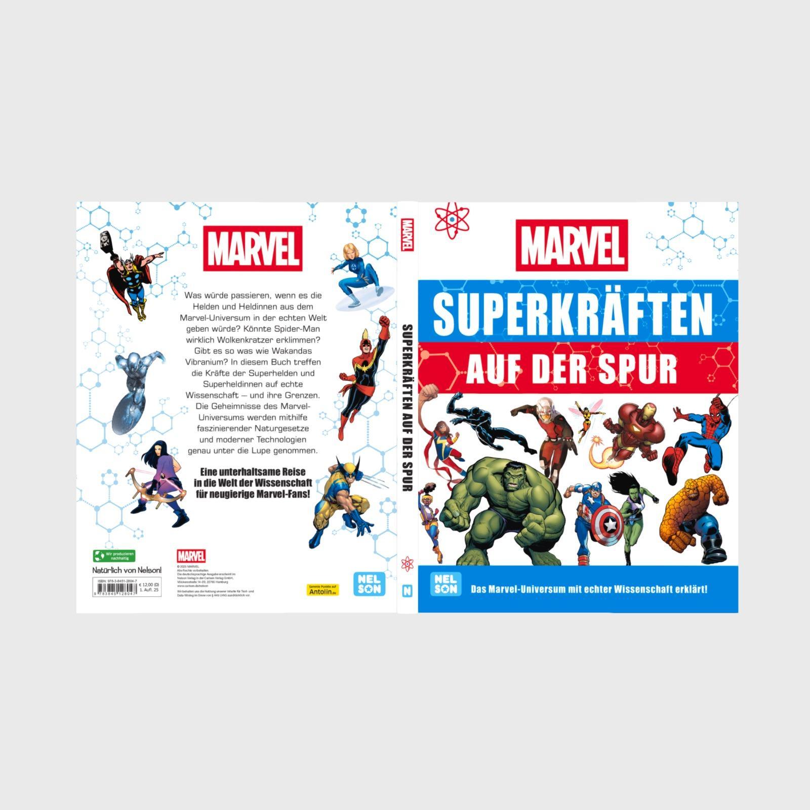 Beispielinhalt (Bild) Marvel: Superkräften auf der Spur