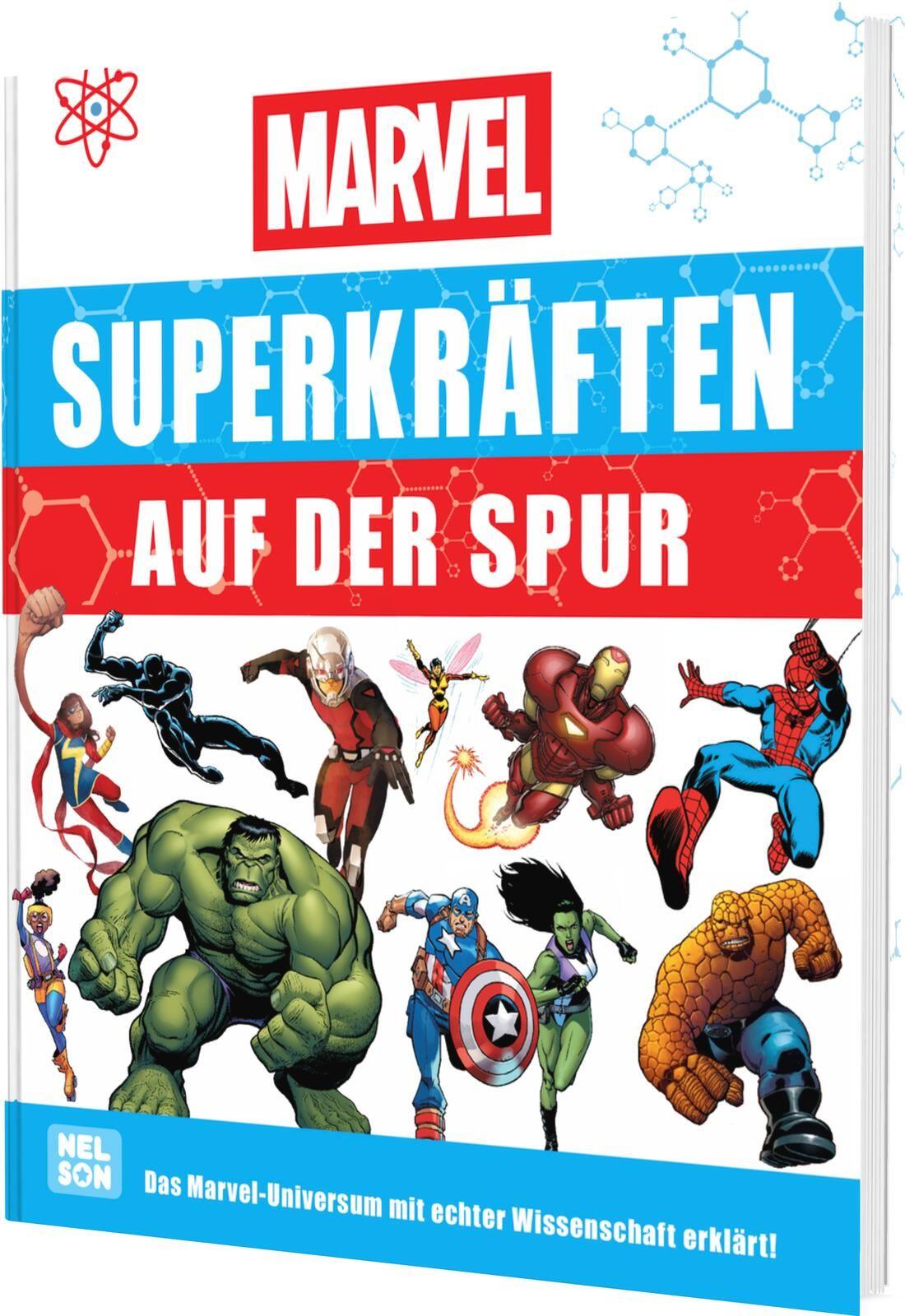 Vorderes Coverbild Marvel: Superkräften auf der Spur