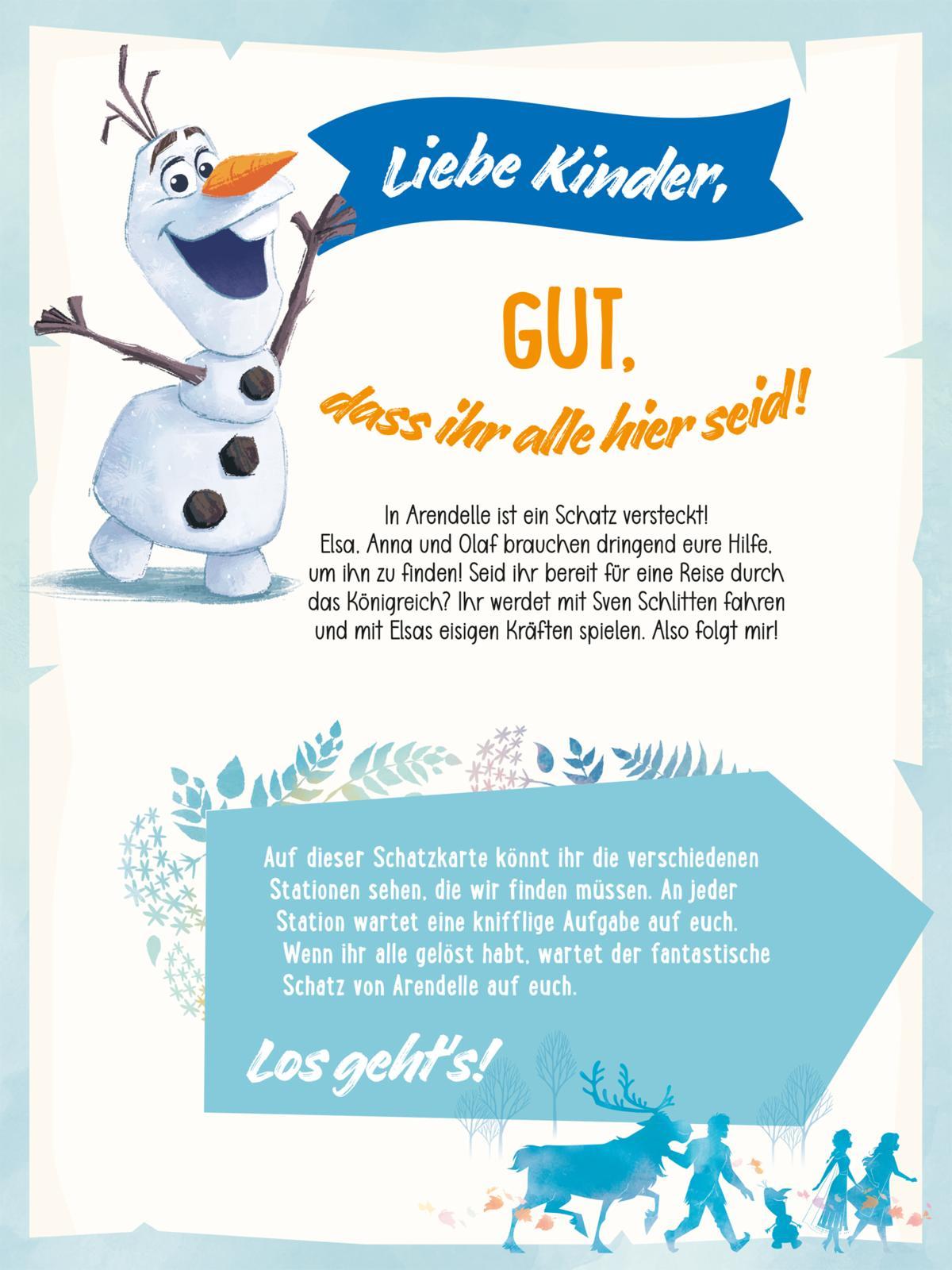 Beispielinhalt (Bild) Disney Die Eiskönigin: Meine Schnitzeljagd