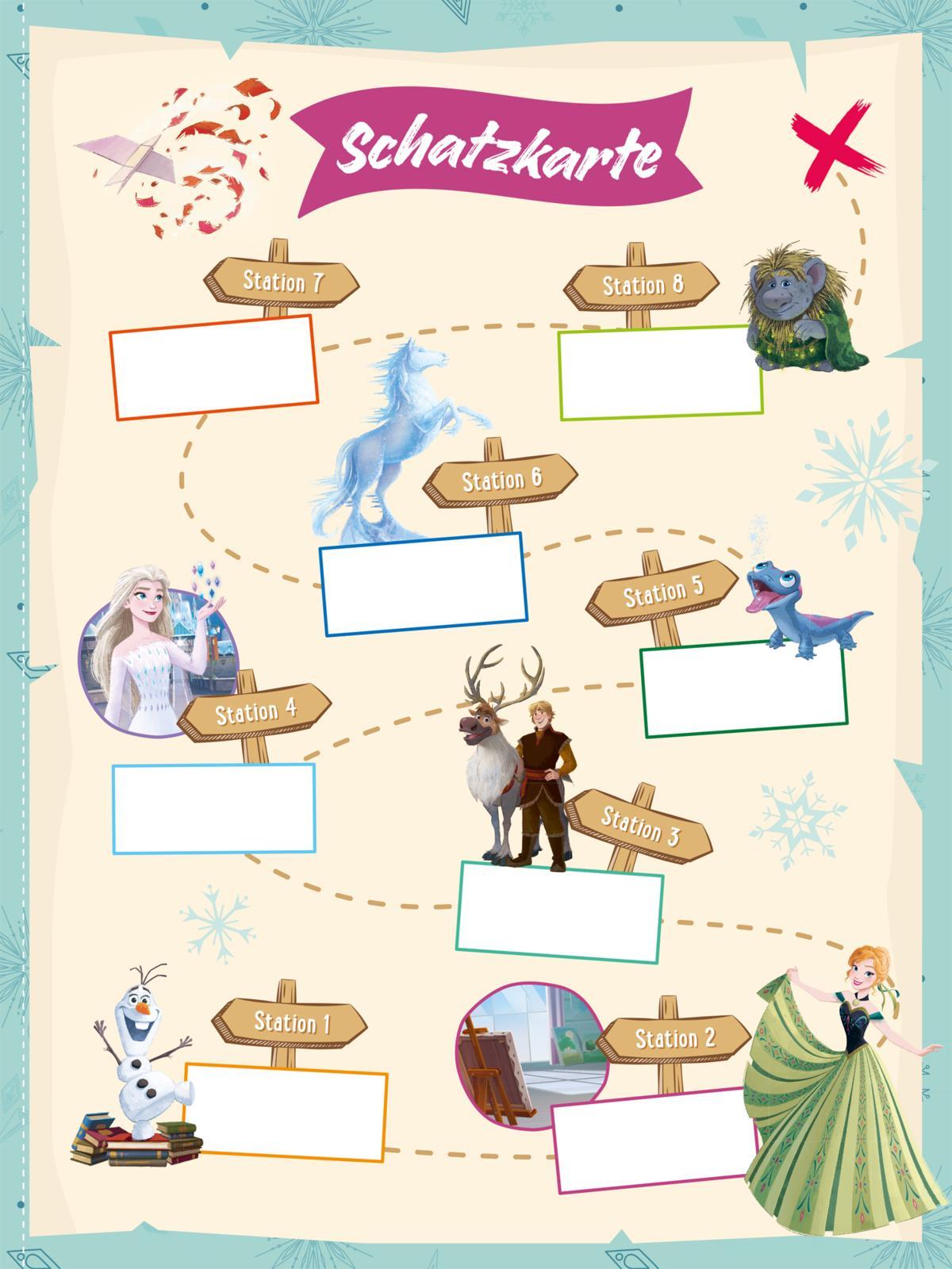 Beispielinhalt (Bild) Disney Die Eiskönigin: Meine Schnitzeljagd