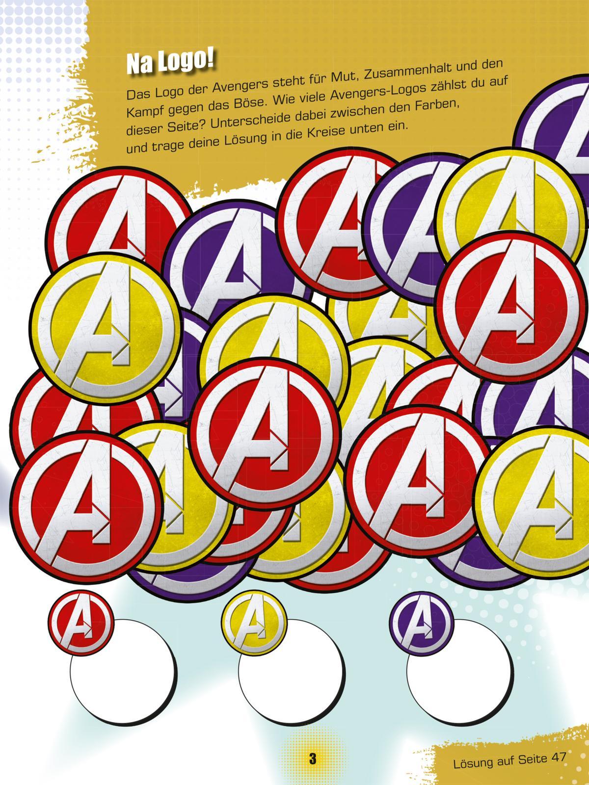 Beispielinhalt (Bild) MARVEL: 1000 Sticker