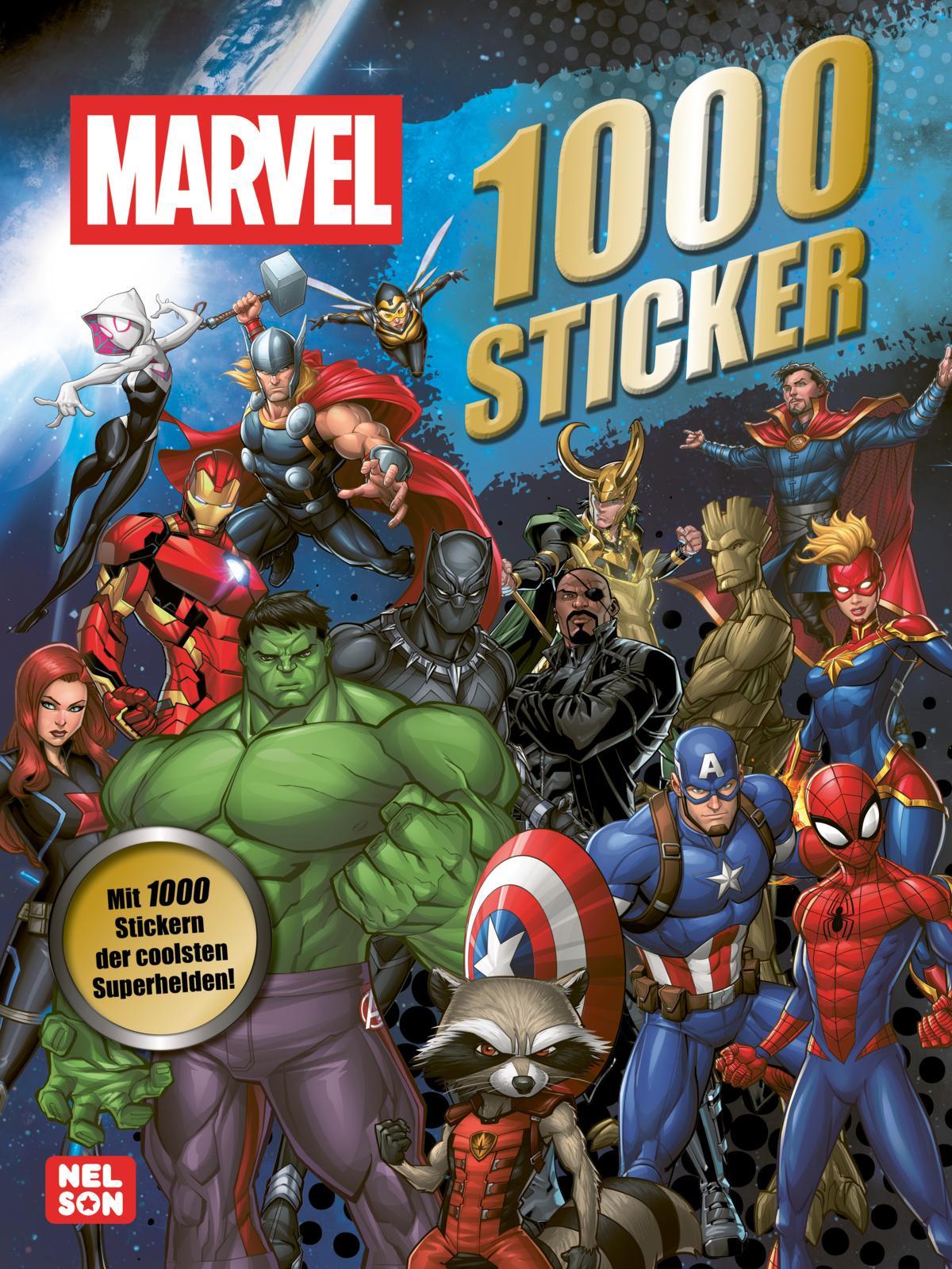 Vorderes Coverbild MARVEL: 1000 Sticker