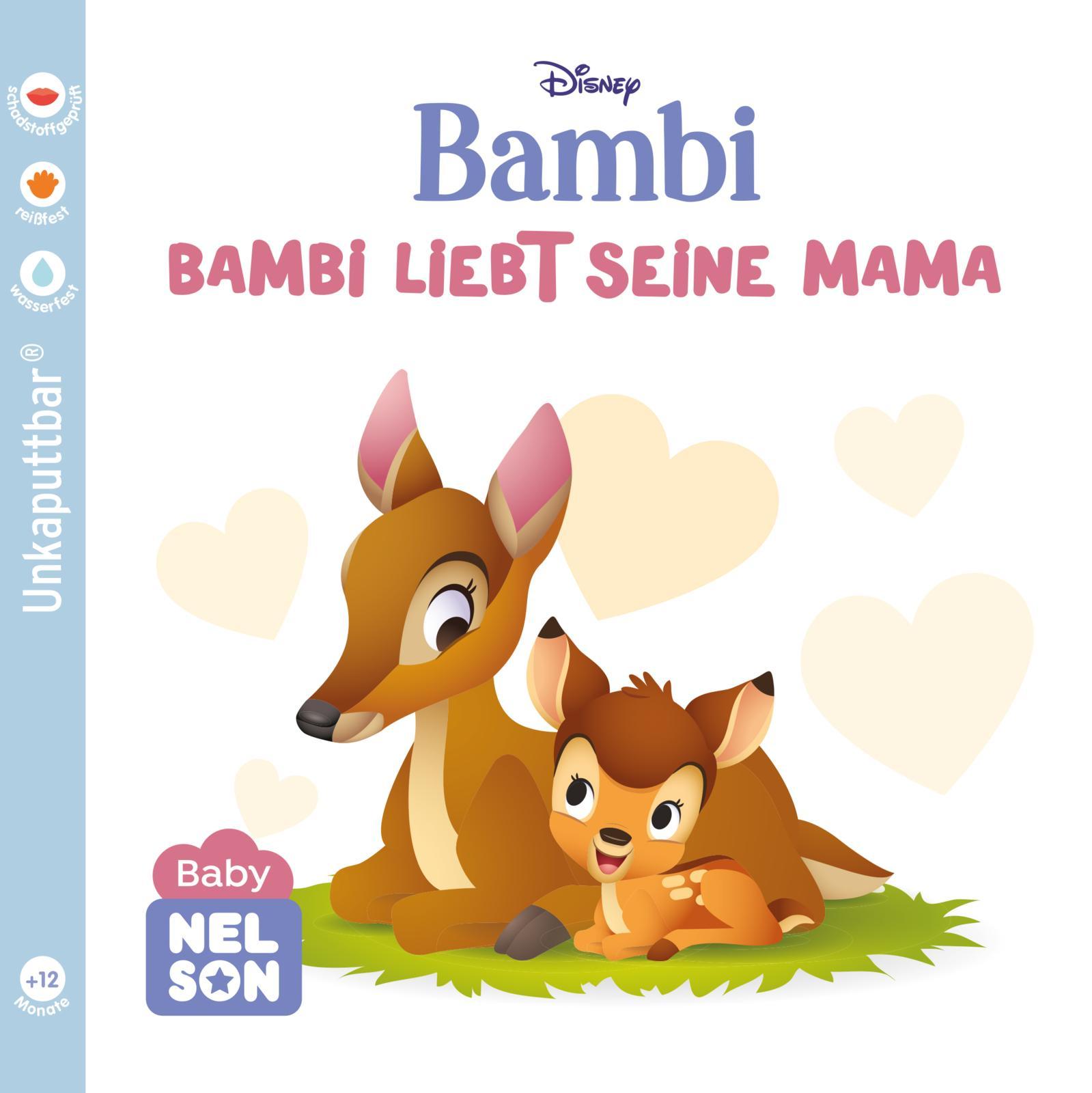 Vorderes Coverbild Baby Nelson (unkaputtbar) 6: Disney: Bambi liebt seine Mama