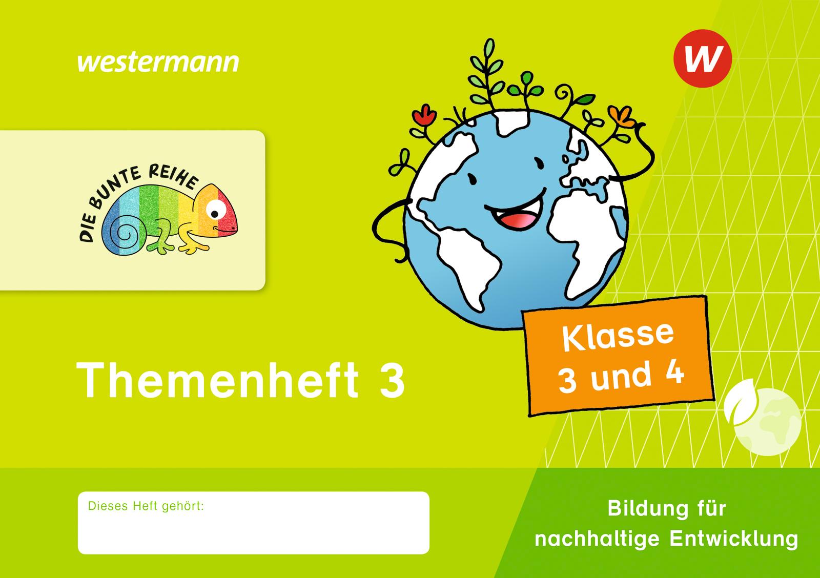 Vorderes Coverbild DIE BUNTE REIHE - Bildung für nachhaltige Entwicklung. Themenheft 3 Klasse 3/4