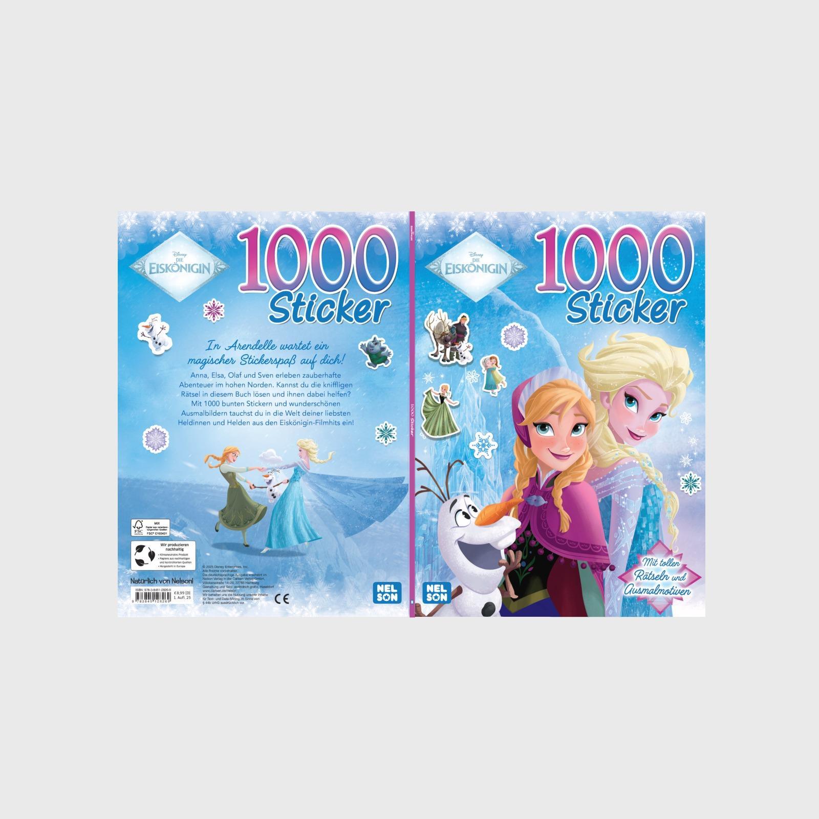 Beispielinhalt (Bild) Disney Die Eiskönigin: 1000 Sticker