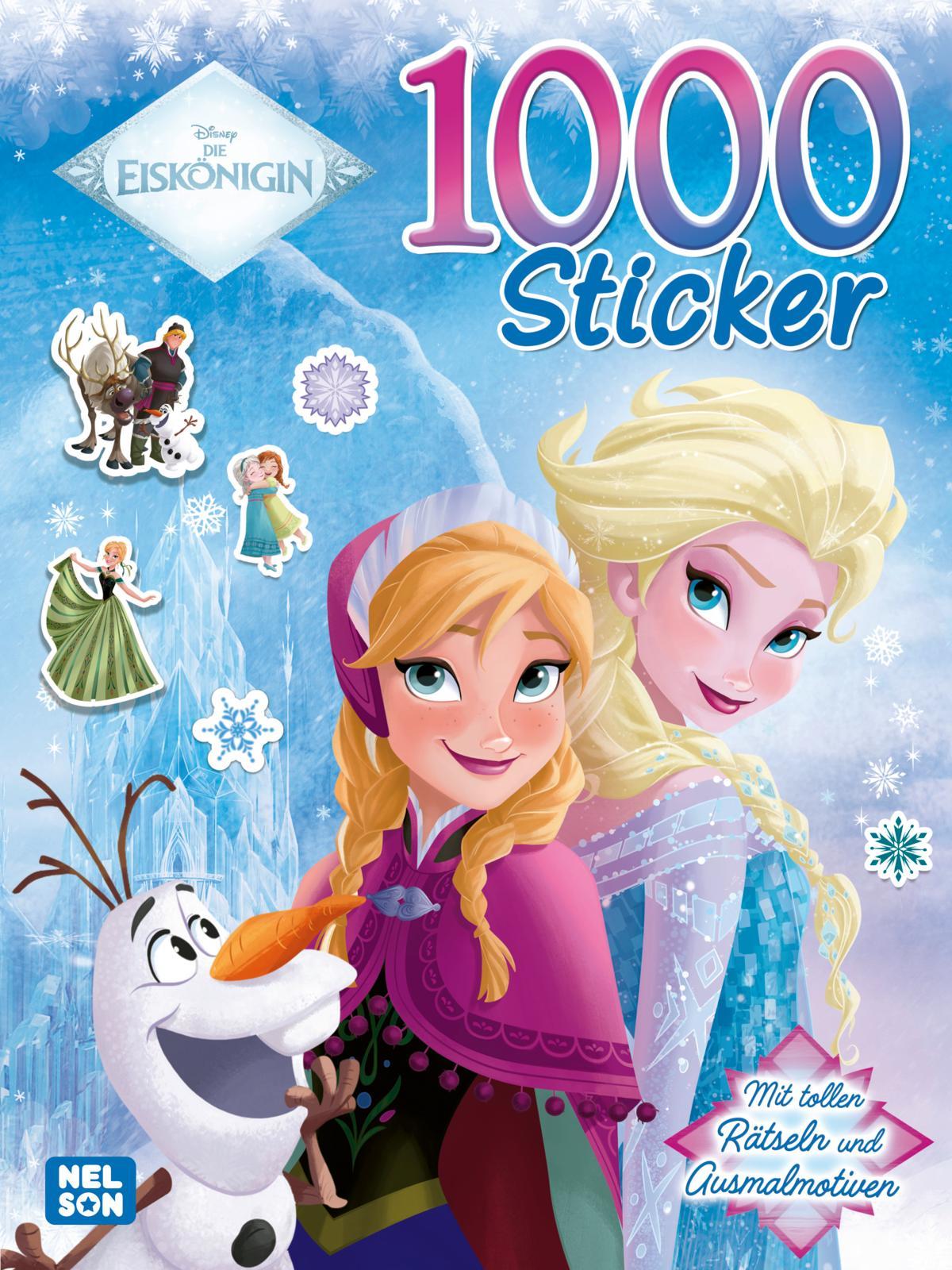 Vorderes Coverbild Disney Die Eiskönigin: 1000 Sticker