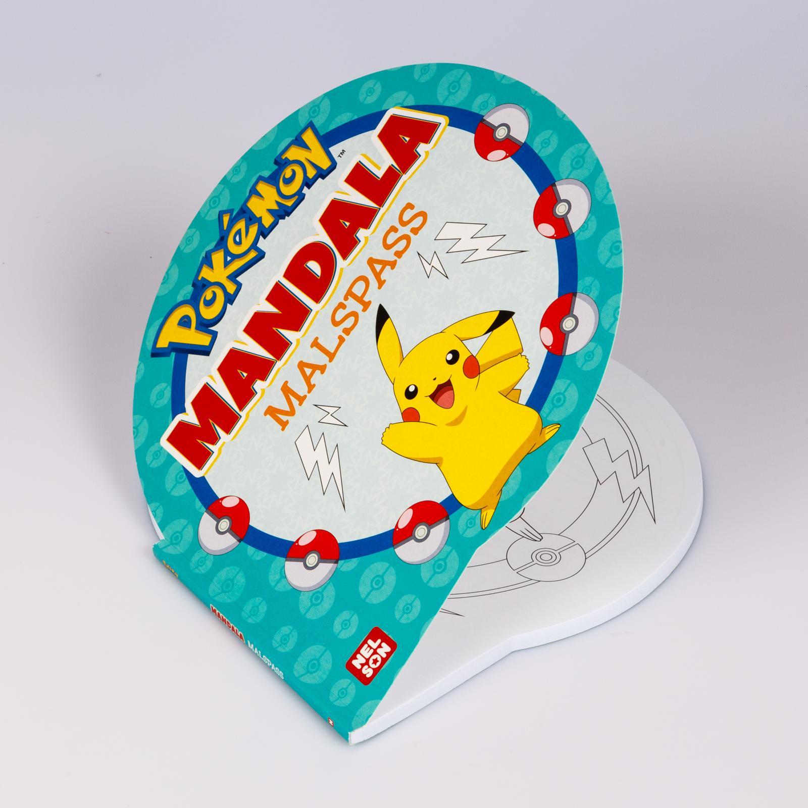 Beispielinhalt (Bild) Pokémon Activity-Buch: Mandala-Malspaß