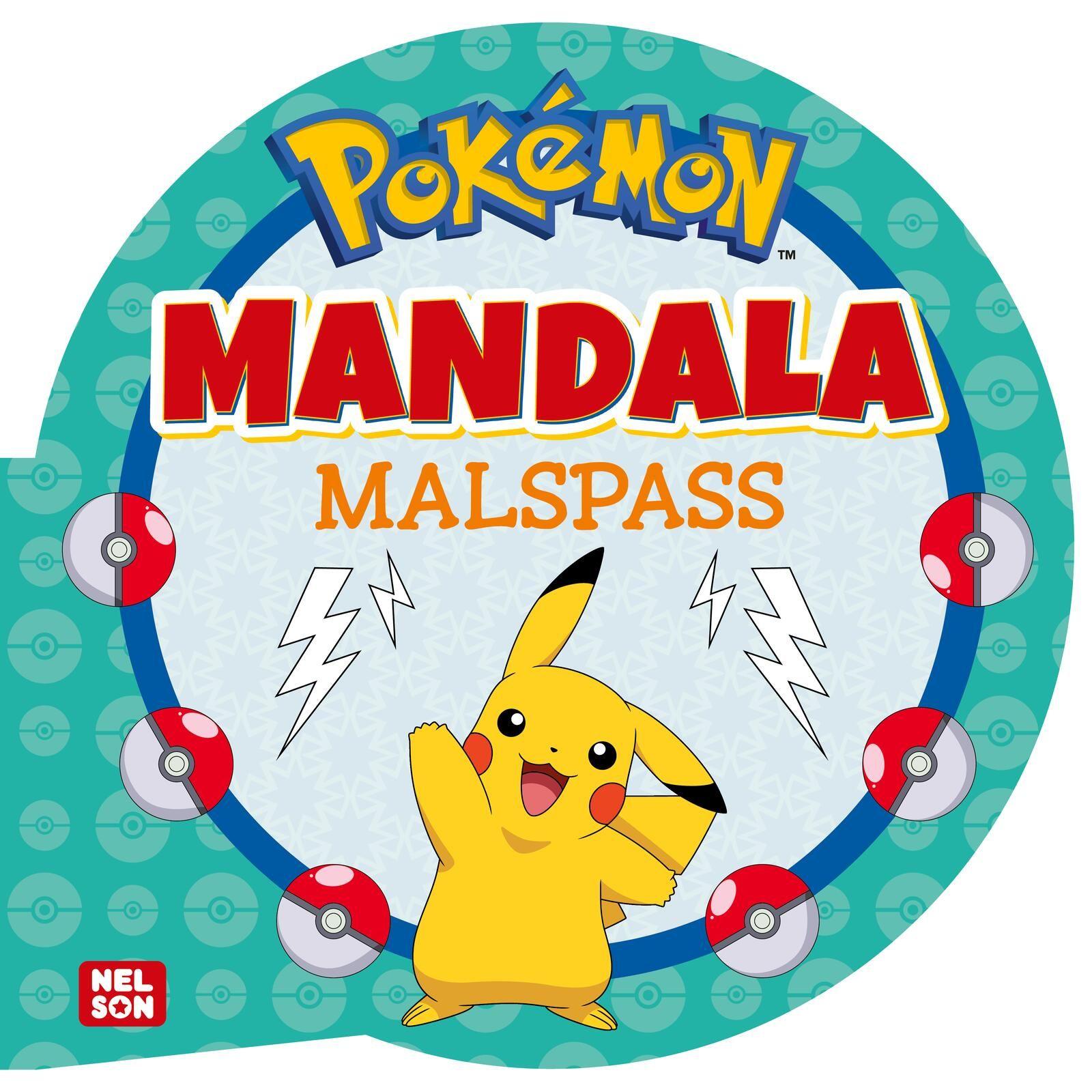 Vorderes Coverbild Pokémon Activity-Buch: Mandala-Malspaß
