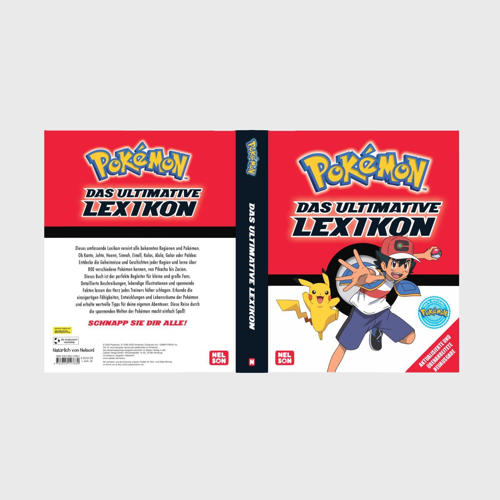 Beispielinhalt (Bild) Pokémon Handbuch: Das ultimative Lexikon