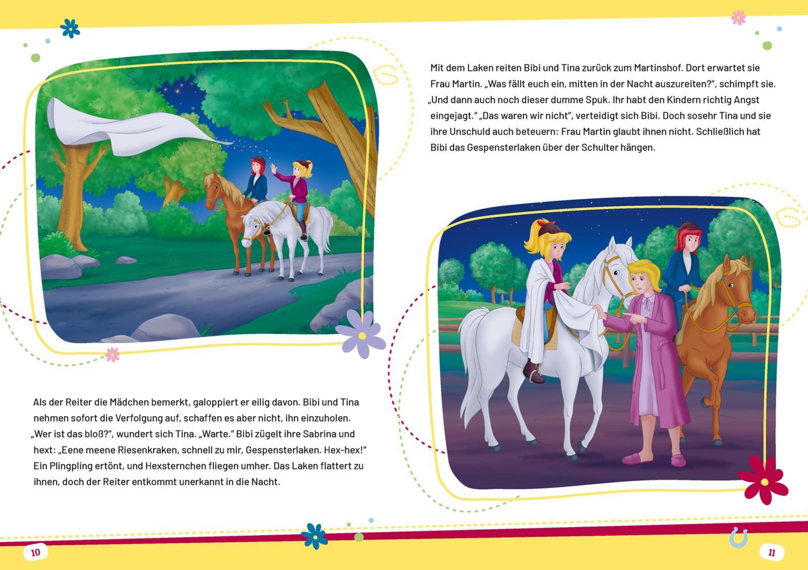 Beispielinhalt (Bild) Bibi & Tina: Spannende Vorleseabenteuer