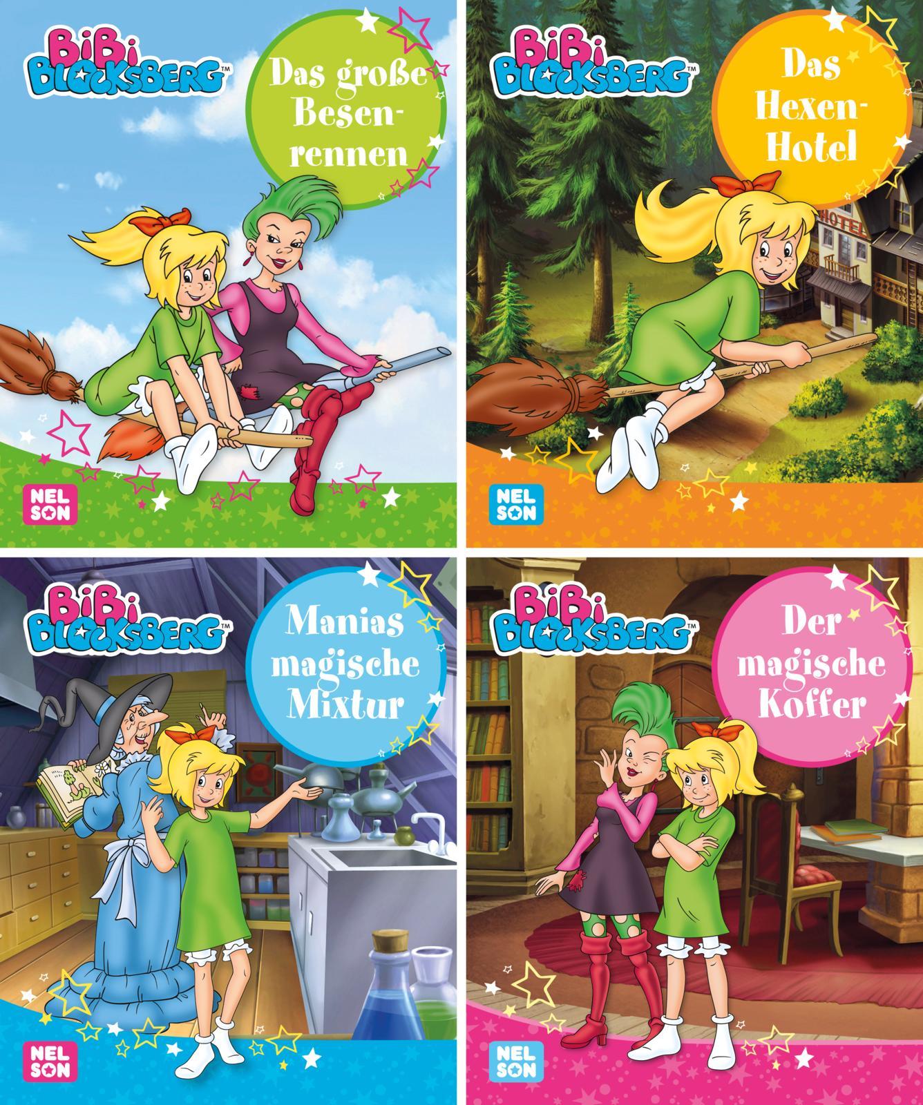 Vorderes Coverbild Nelson Mini-Bücher: Bibi Blocksberg 37-40