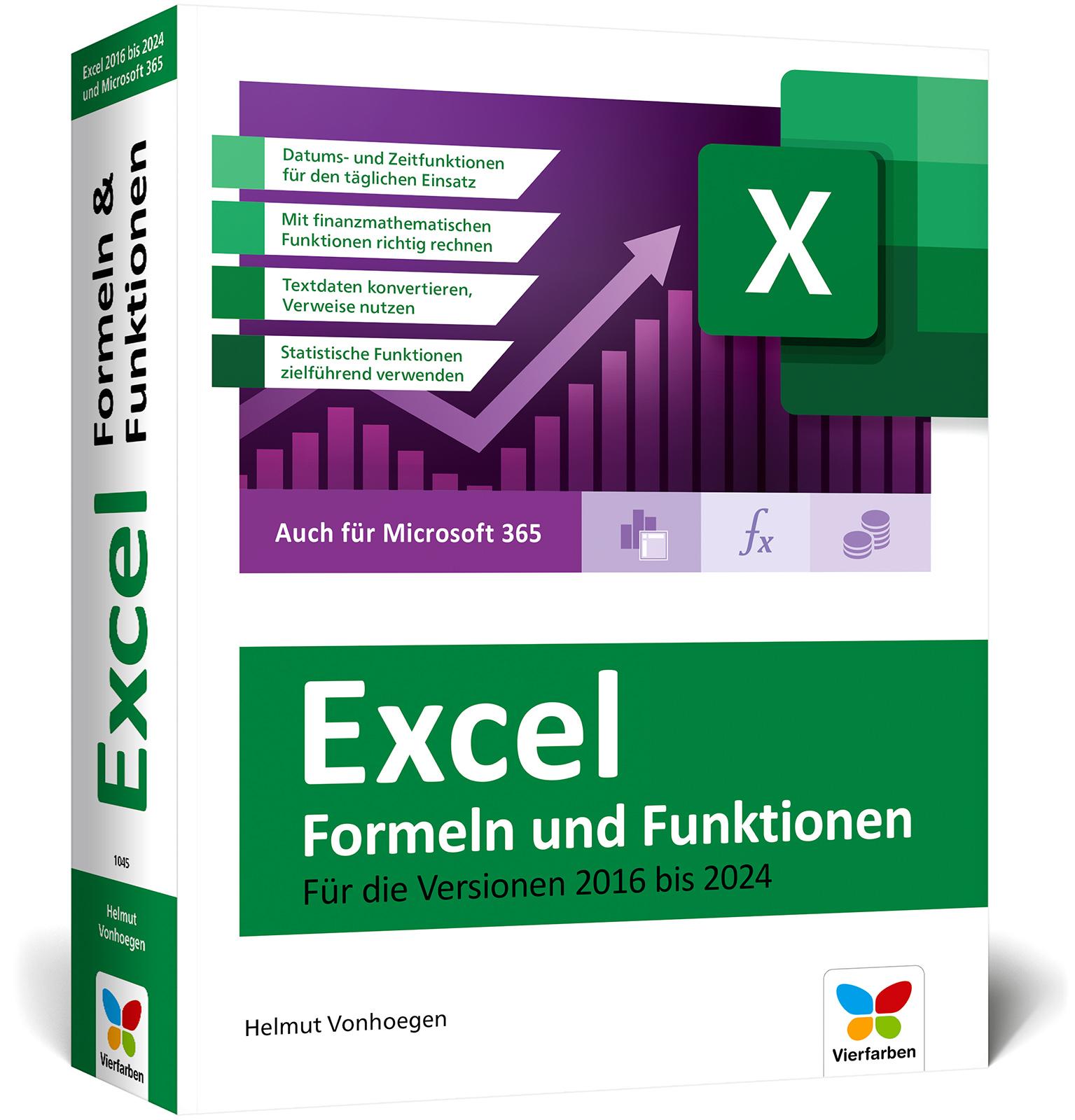 Vorderes Coverbild Excel - Formeln und Funktionen