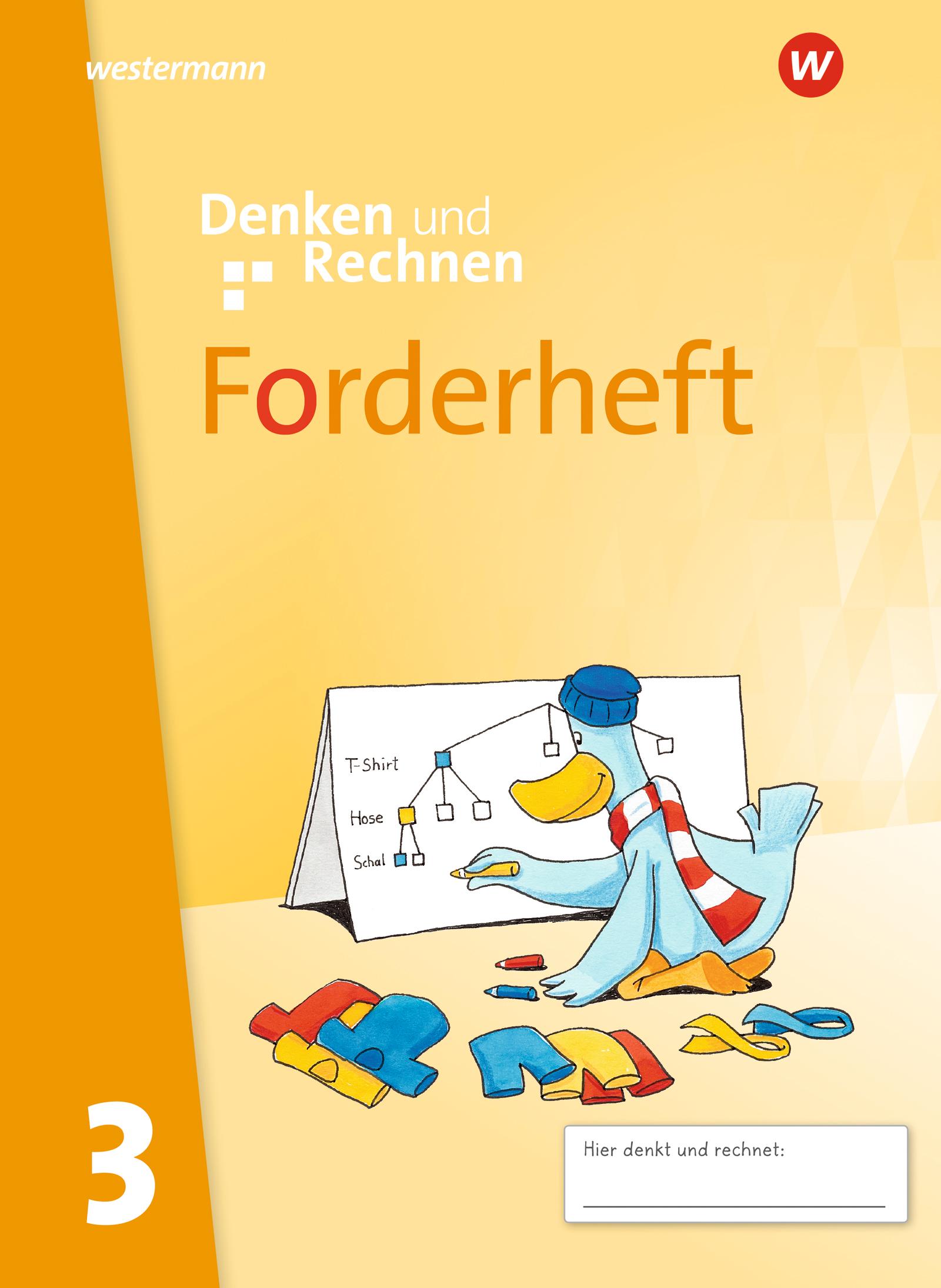 Vorderes Coverbild Denken und Rechnen 3. Forderheft. Allgemeine Ausgabe