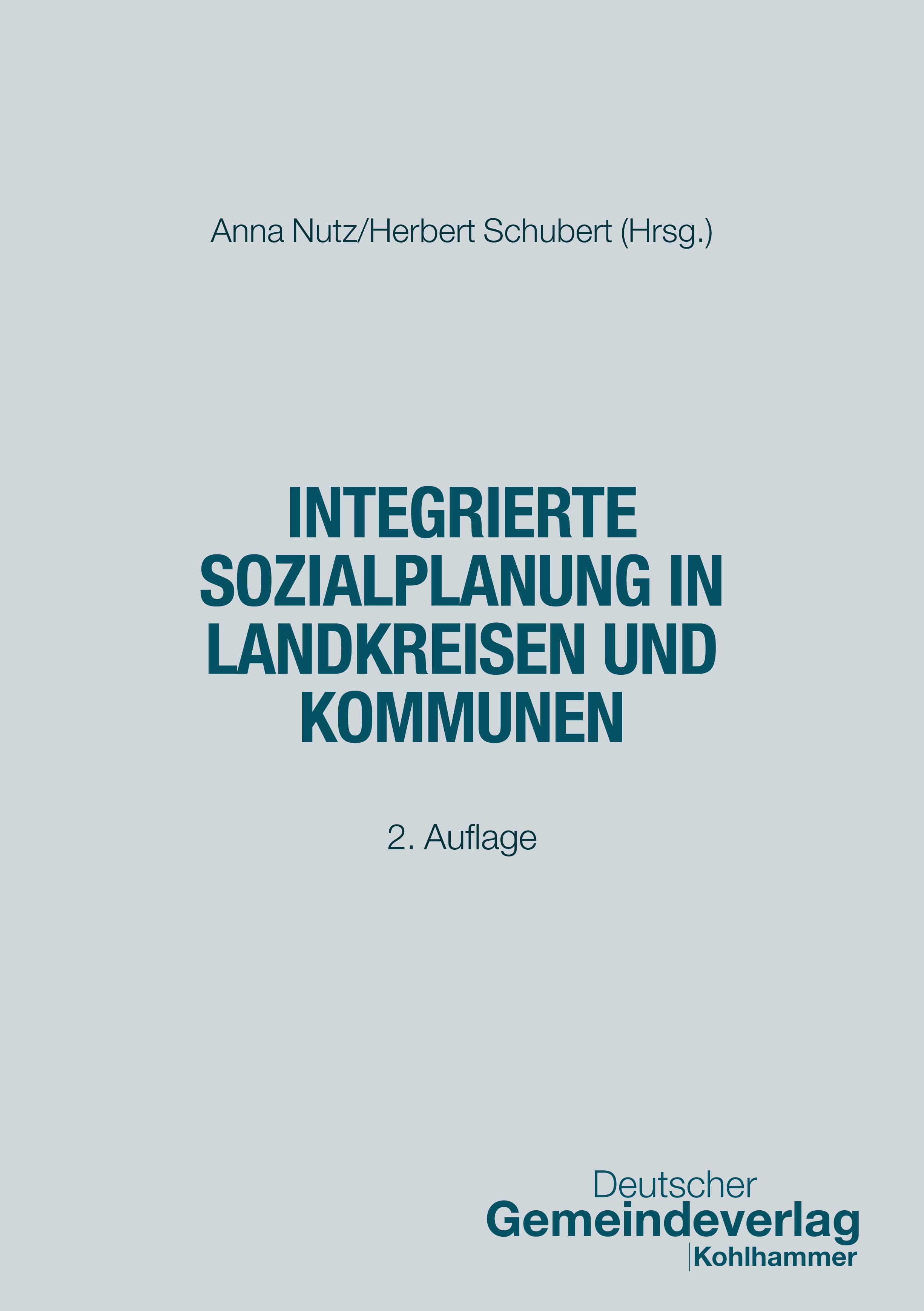 Vorderes Coverbild Integrierte Sozialplanung in Landkreisen und Kommunen