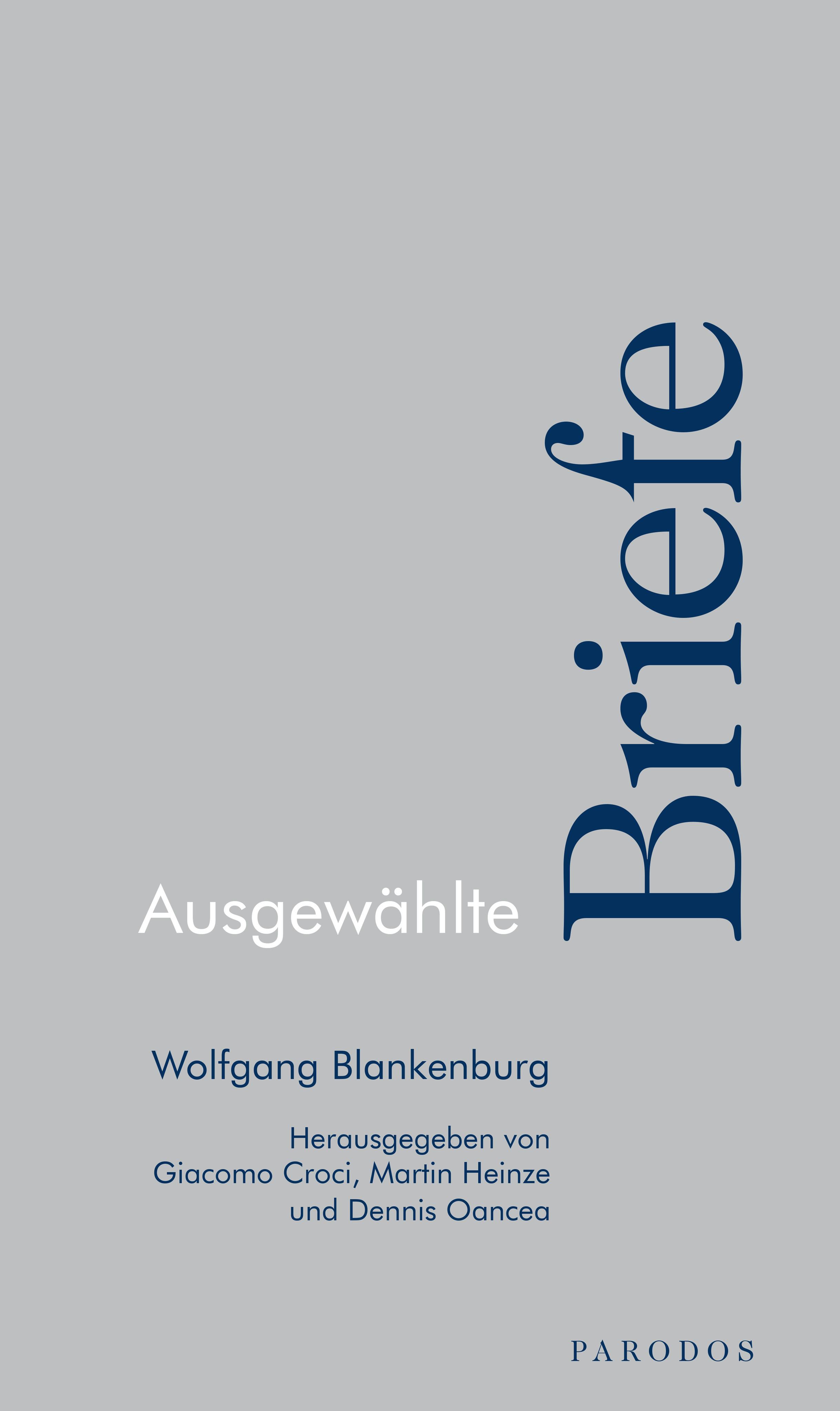 Vorderes Coverbild Ausgewählte Briefe