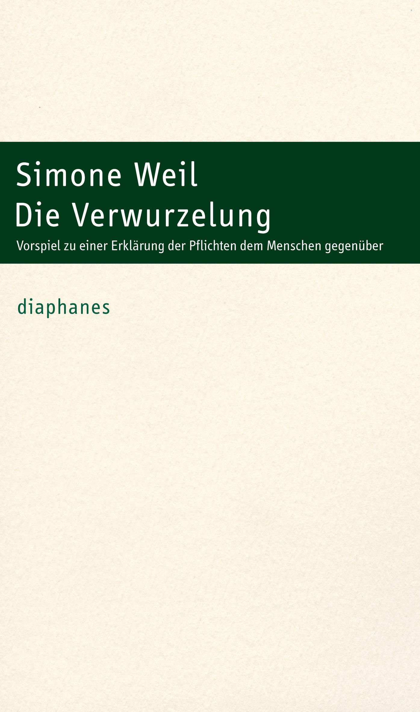Vorderes Coverbild Die Verwurzelung