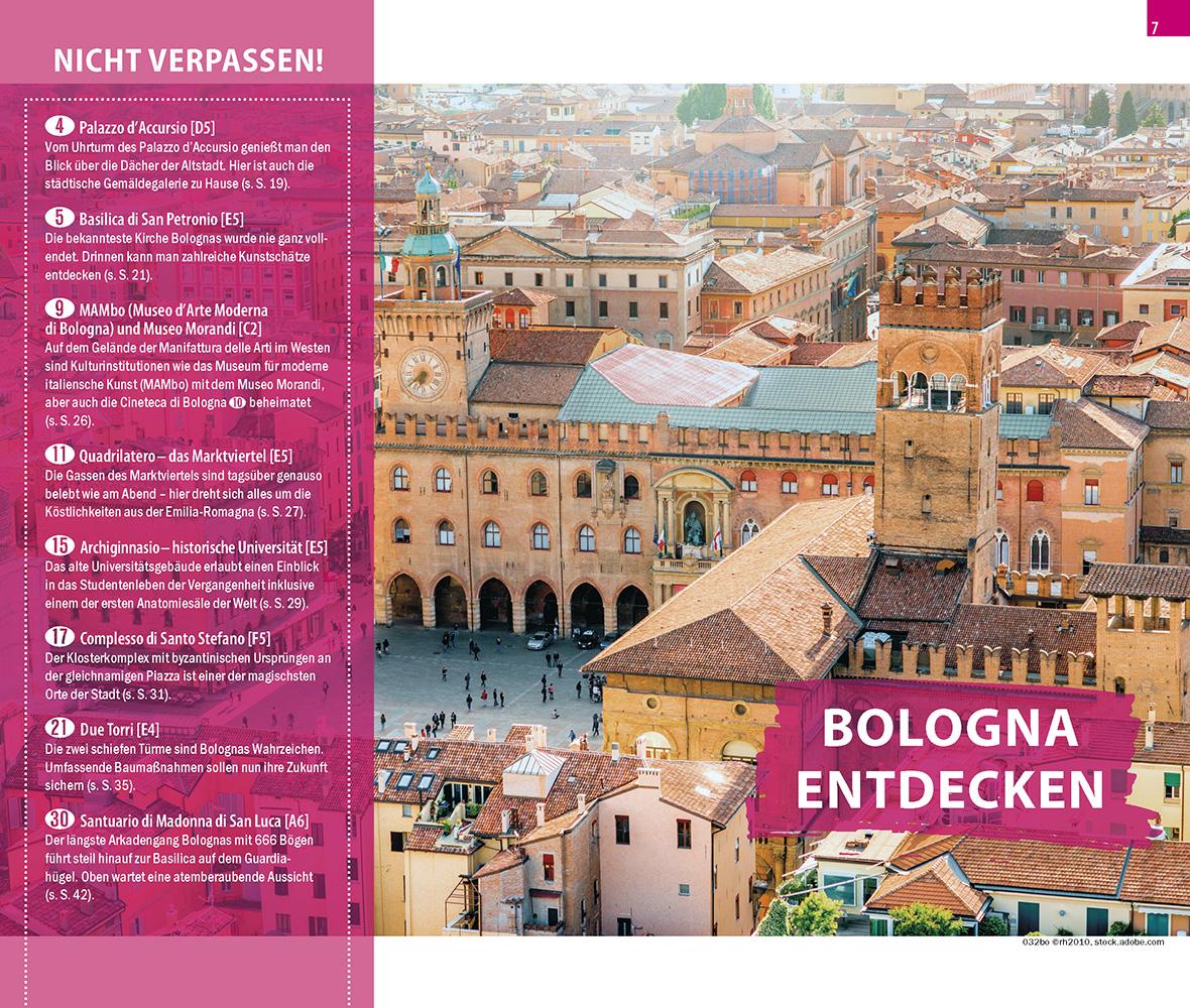 Beispielinhalt (Bild) Reise Know-How CityTrip Bologna