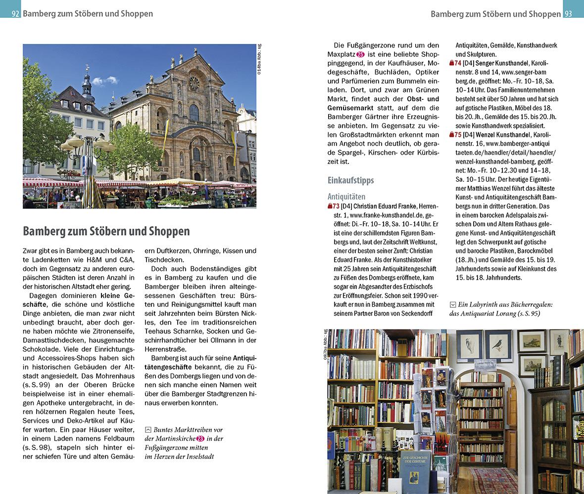 Beispielinhalt (Bild) Reise Know-How CityTrip Bamberg