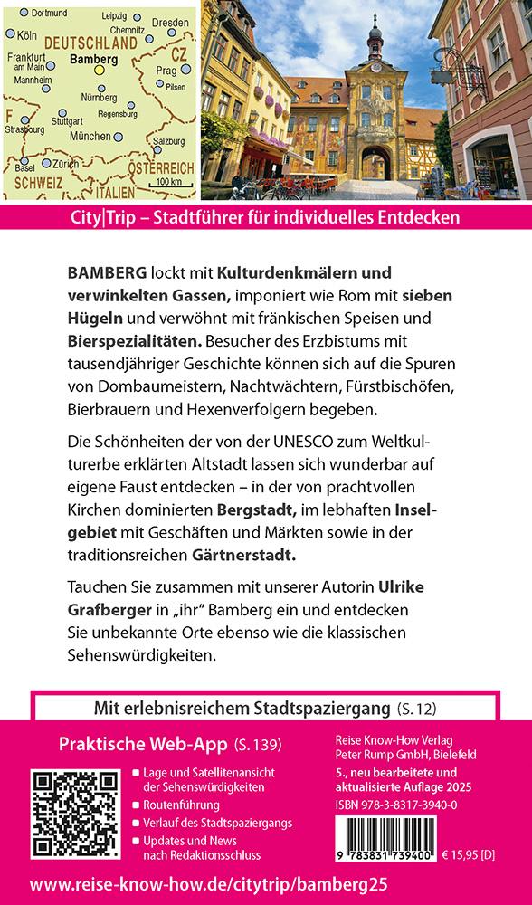 Rückseitencover Reise Know-How CityTrip Bamberg