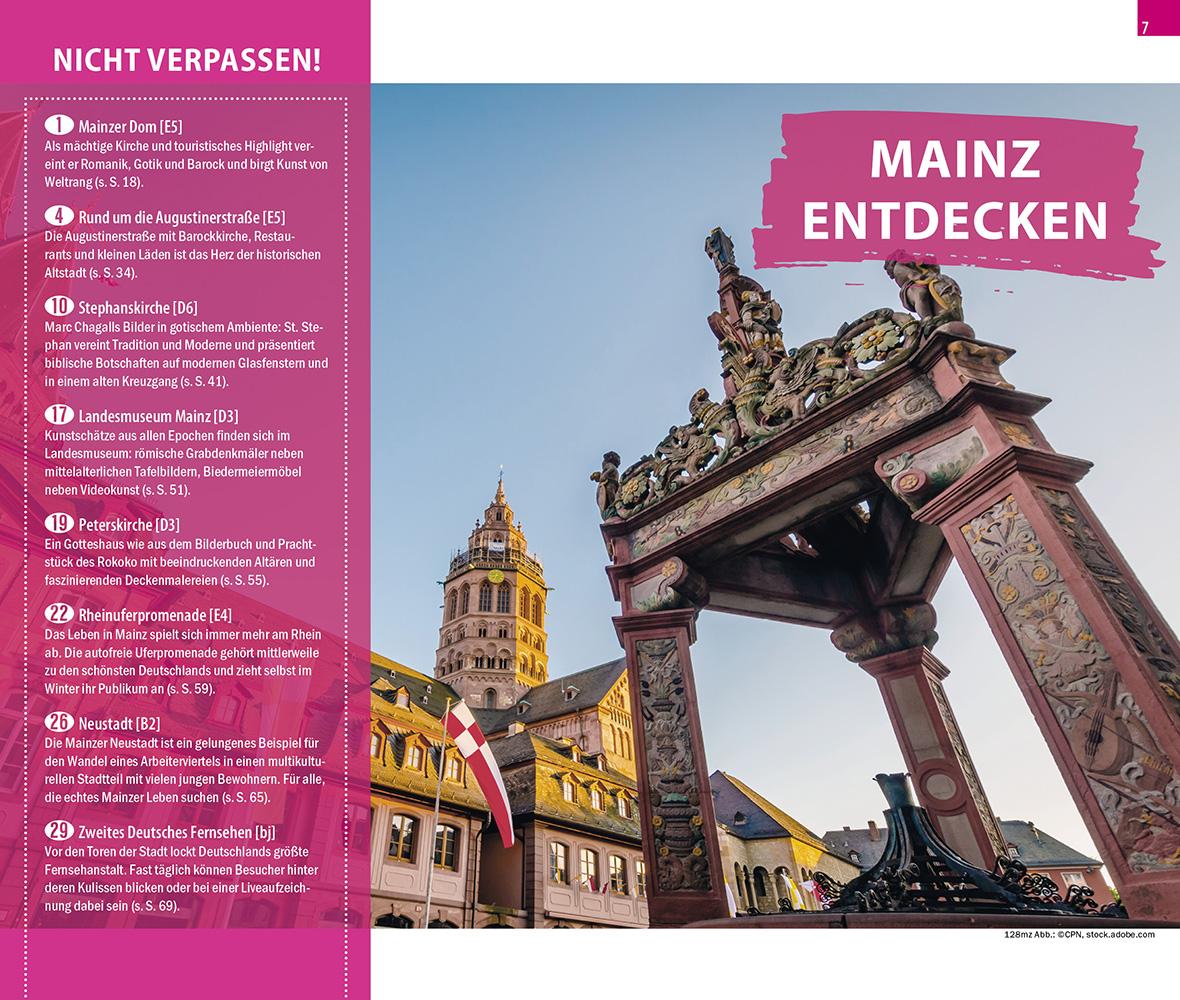 Beispielinhalt (Bild) Reise Know-How CityTrip Mainz