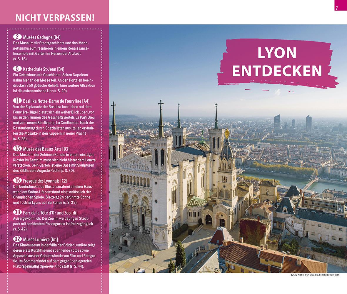 Beispielinhalt (Bild) Reise Know-How CityTrip Lyon
