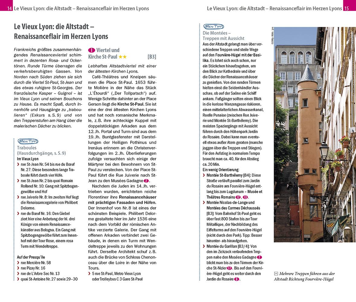 Beispielinhalt (Bild) Reise Know-How CityTrip Lyon