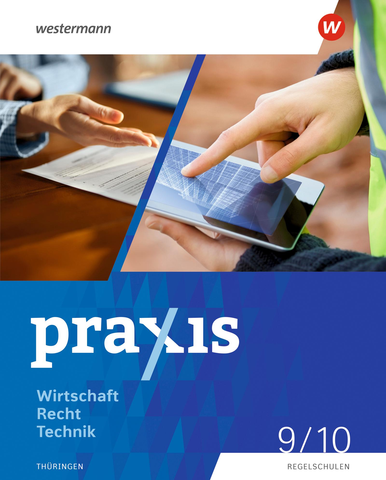 Vorderes Coverbild Praxis WRT 9 / 10. Schulbuch. Regelschulen. Thüringen