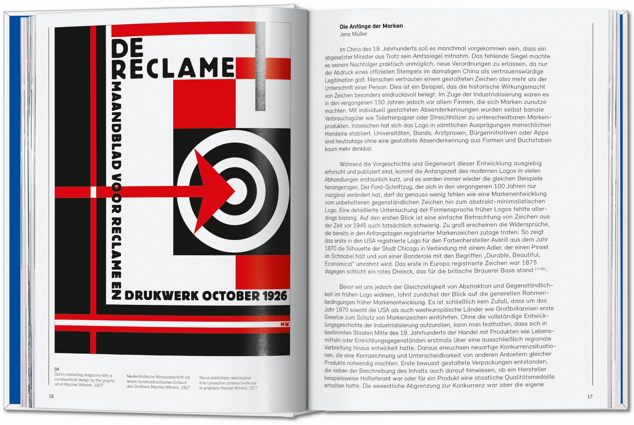 Beispielinhalt (Bild) Logo Beginnings. Logo Modernism. 45th Ed.