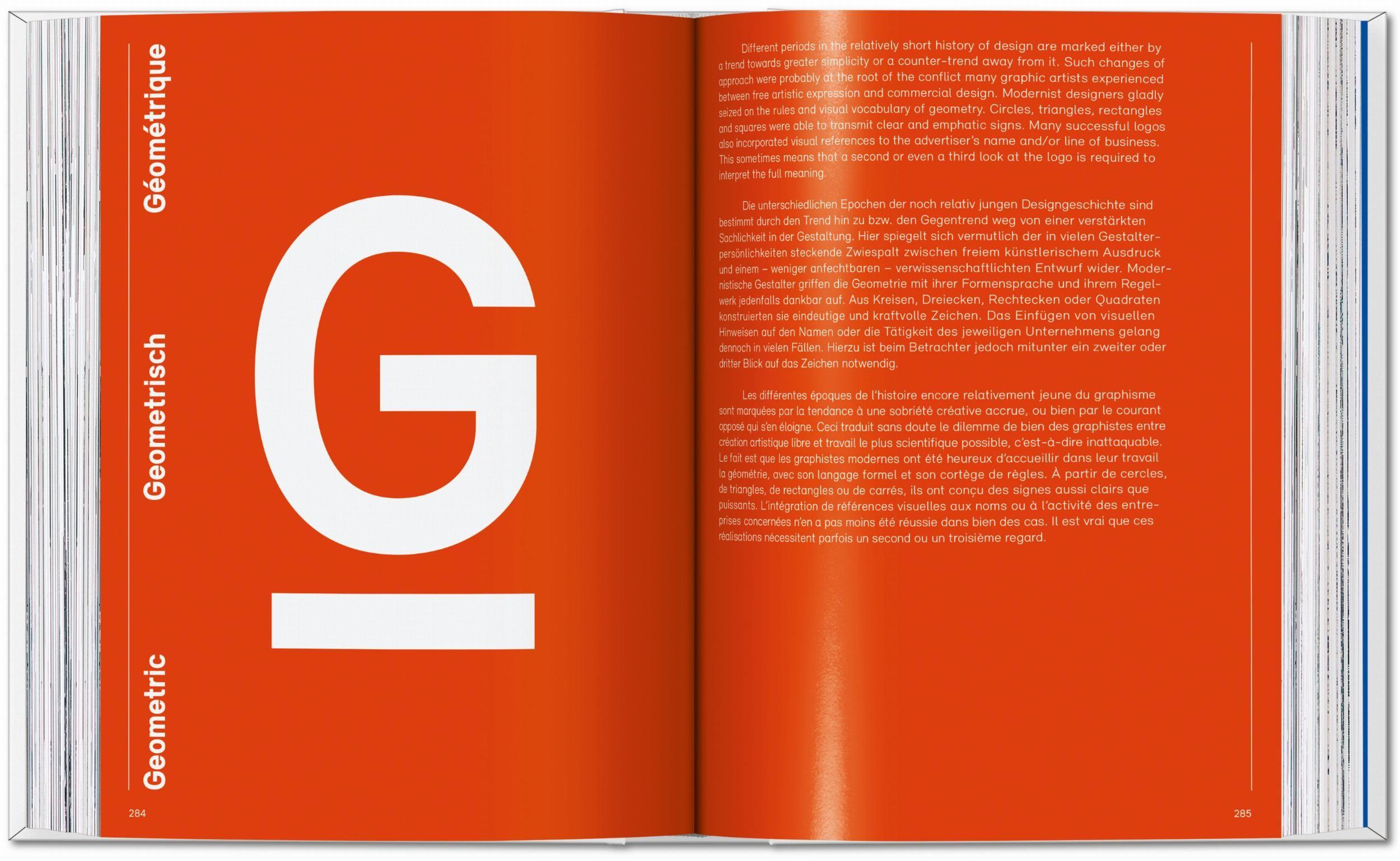 Beispielinhalt (Bild) Logo Beginnings. Logo Modernism. 45th Ed.