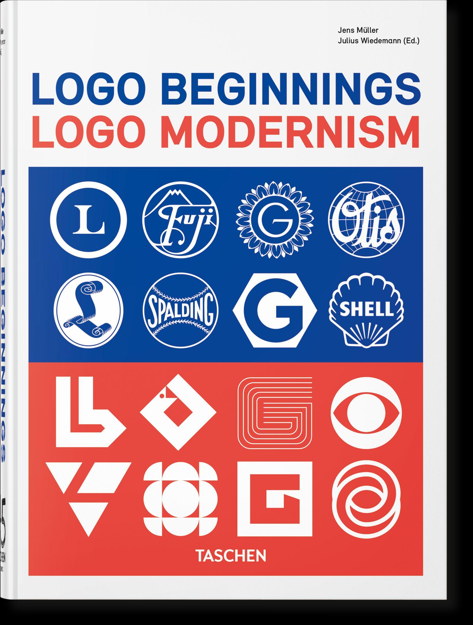 Vorderes Coverbild Logo Beginnings. Logo Modernism. 45th Ed.