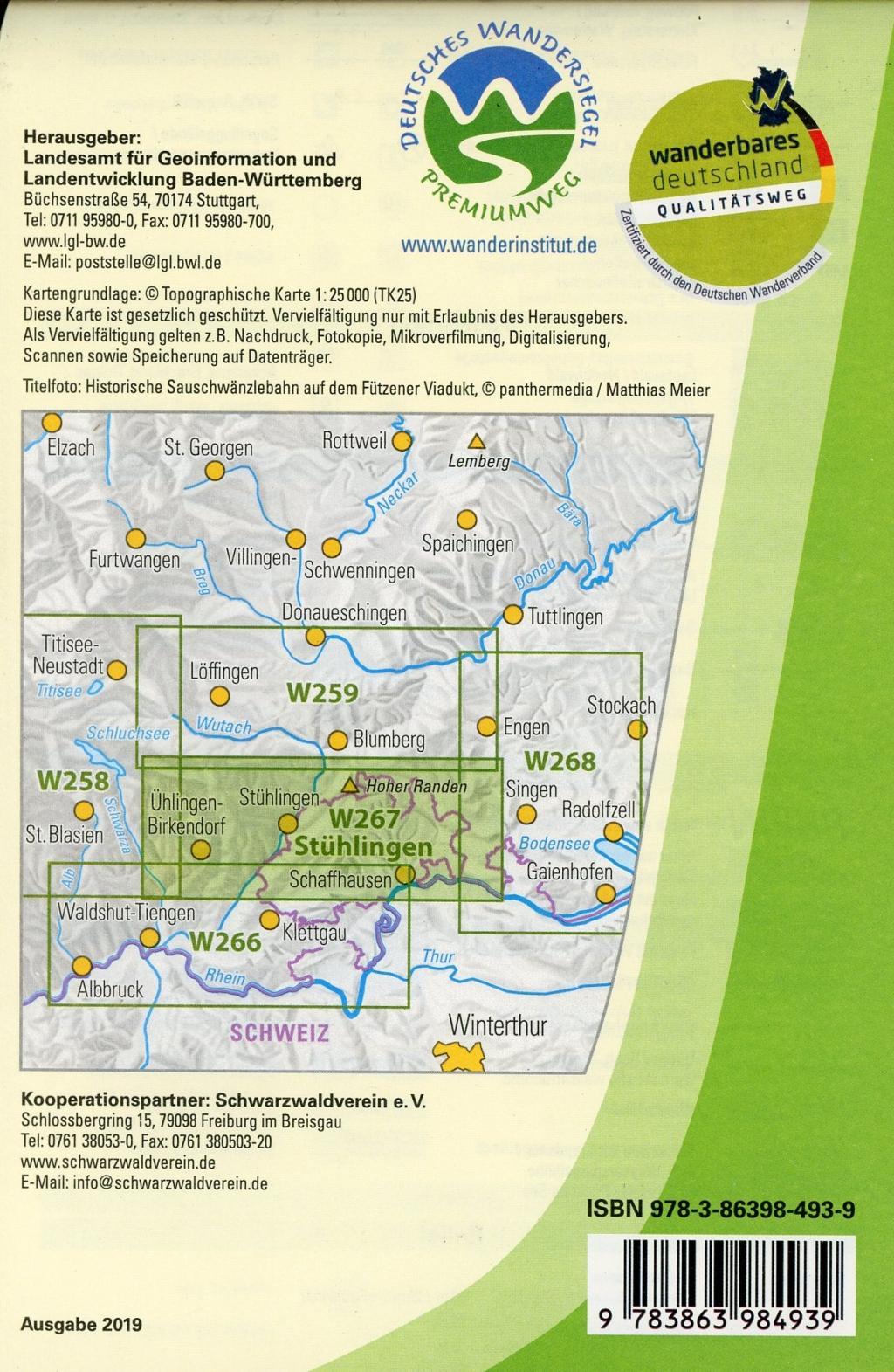 Beispielinhalt (Bild) Stühlingen 1:25 000