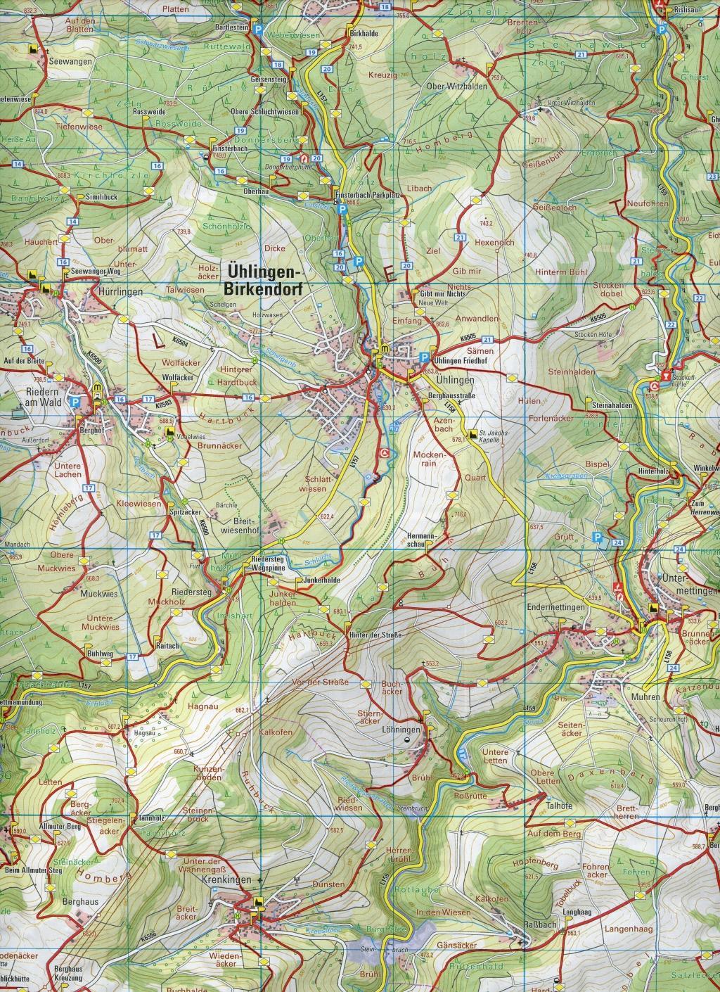 Beispielinhalt (Bild) Stühlingen 1:25 000