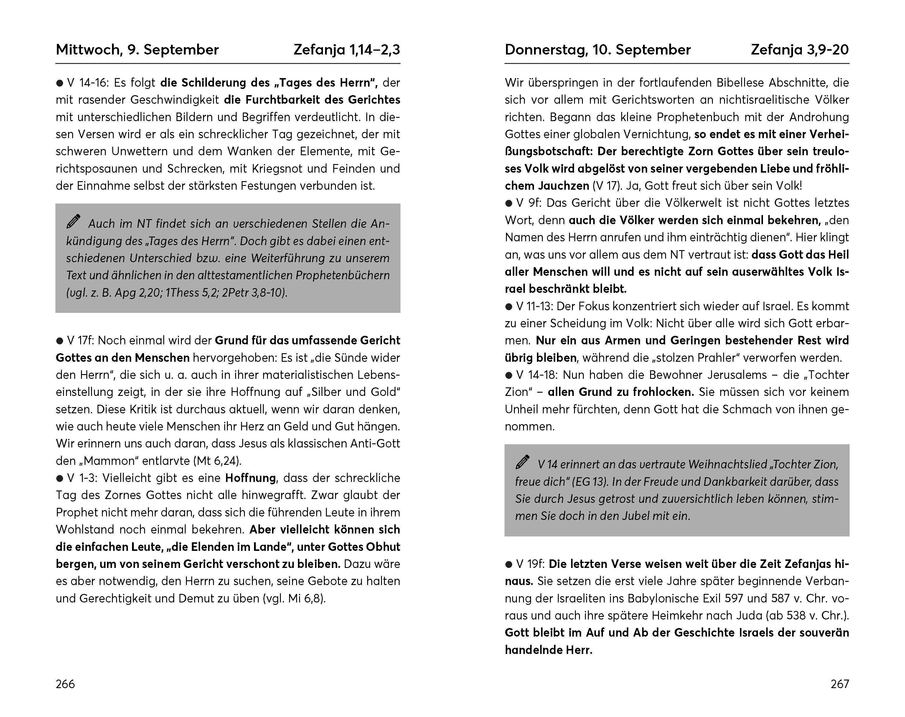 Beispielinhalt (Bild) Bibel für heute 2026