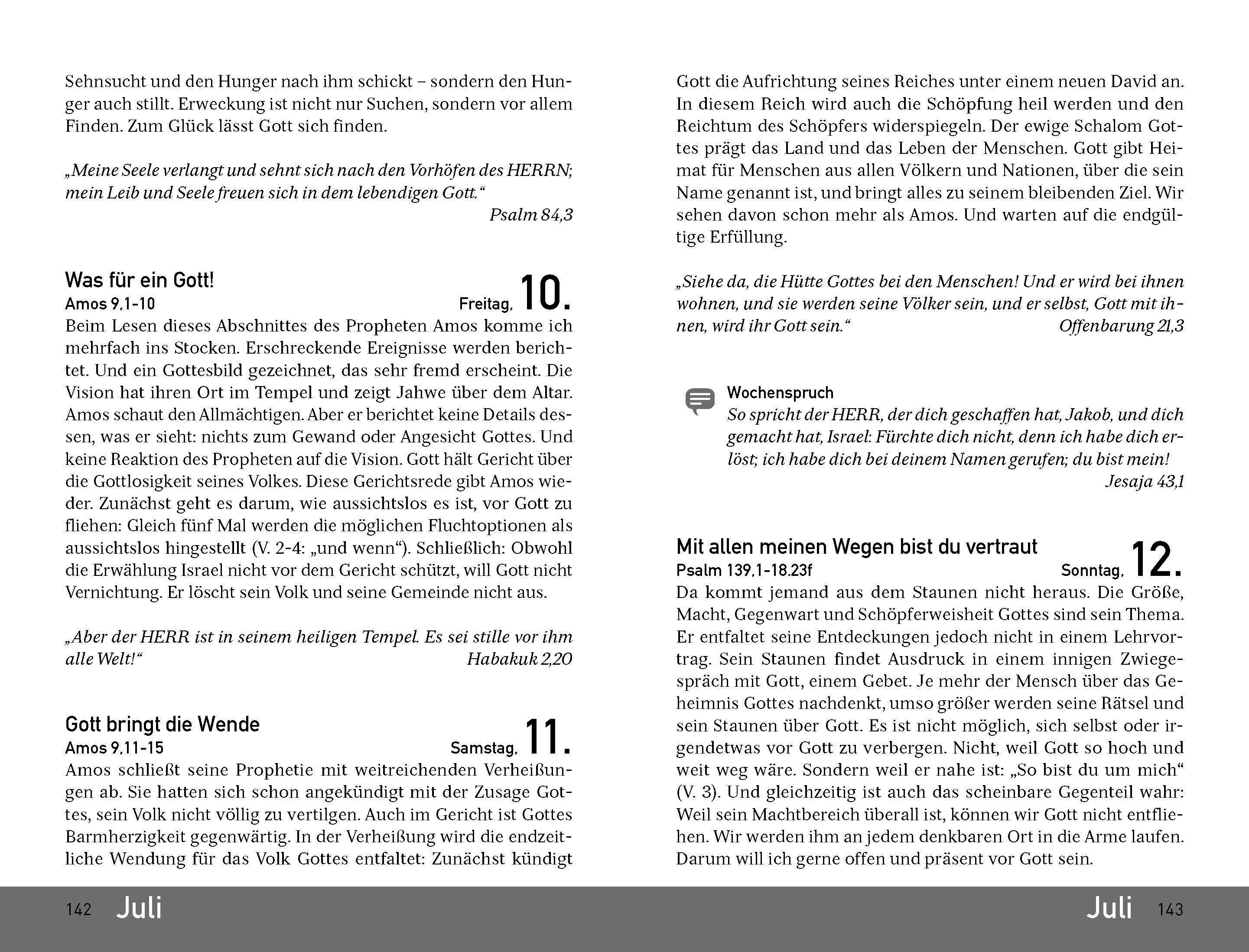 Beispielinhalt (Bild) Termine mit Gott 2026