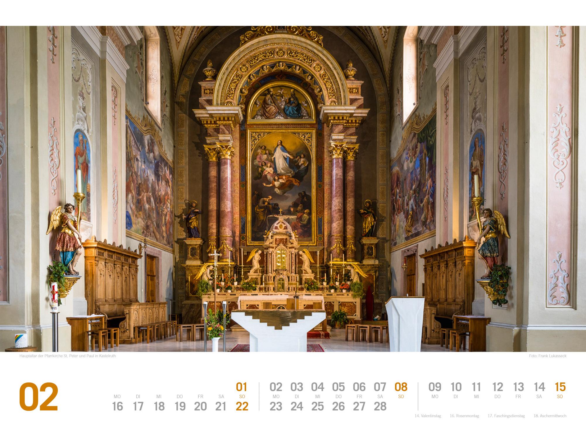 Beispielinhalt (Bild) Südtirol ReiseLust Kalender 2026 | von Bozen bis zu den drei Zinnen