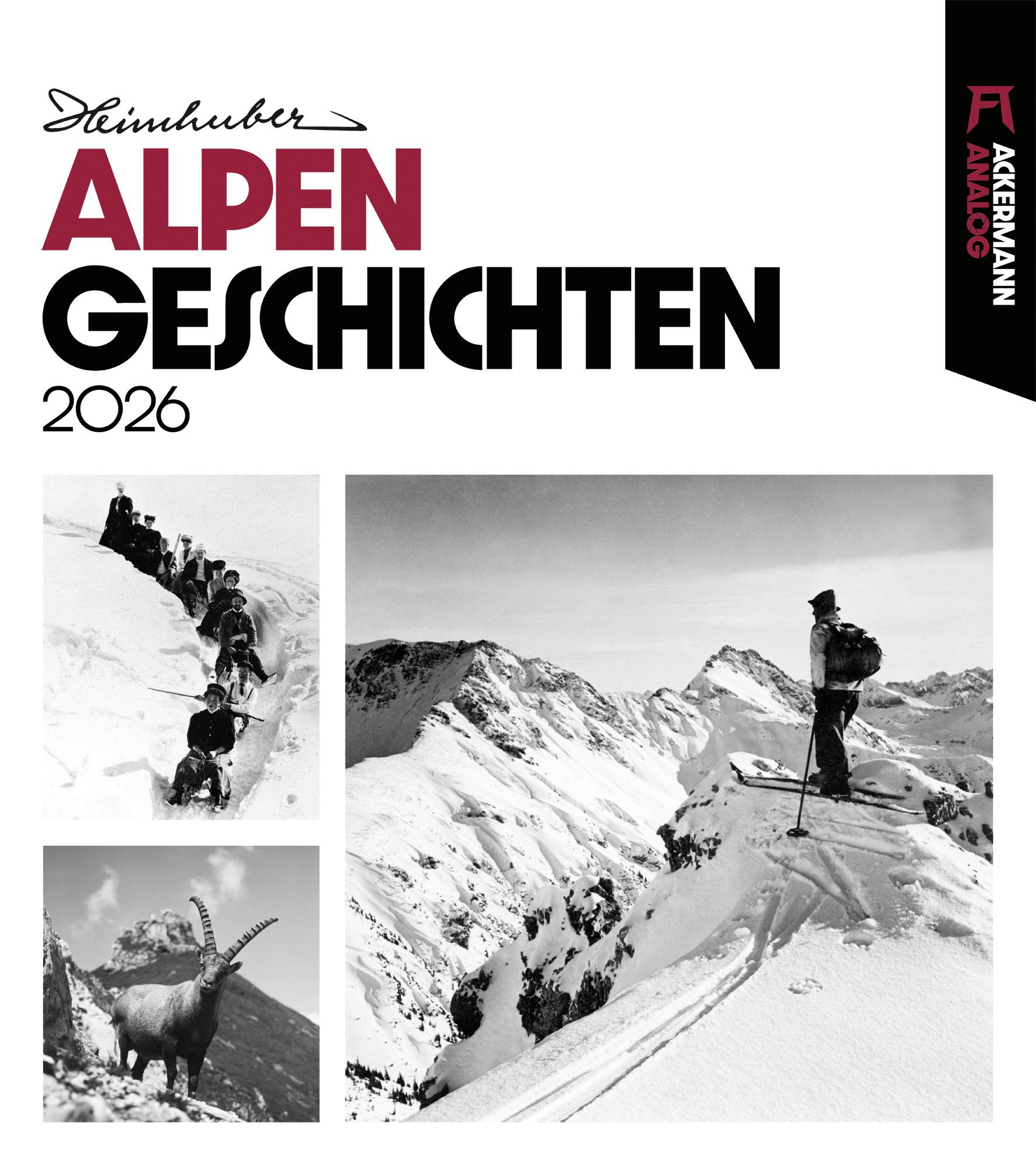 Vorderes Coverbild Alpengeschichten Kalender 2026