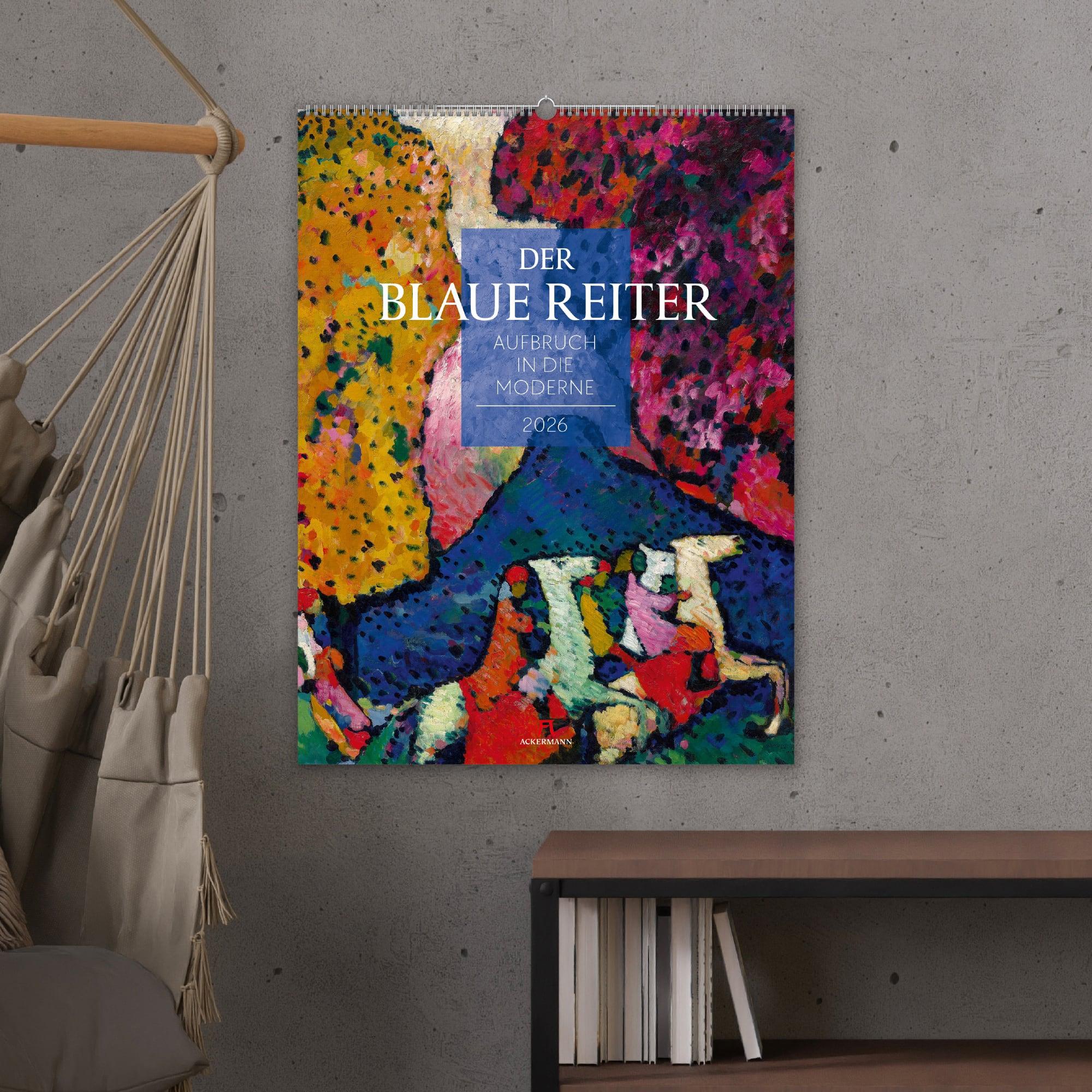 Beispielinhalt (Bild) Der Blaue Reiter Kalender 2026 | Aufbruch in die Moderne