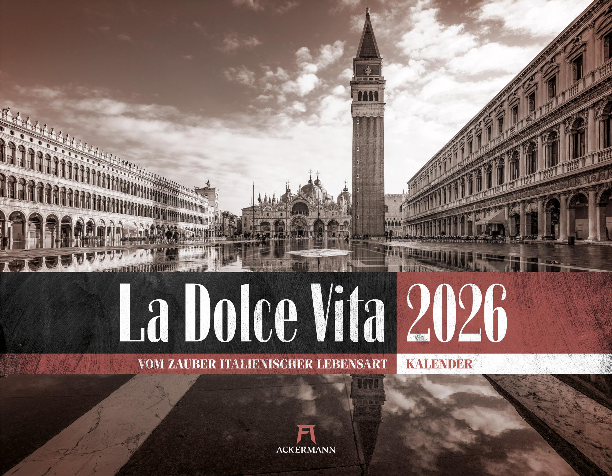 Vorderes Coverbild La Dolce Vita Kalender 2026 | Italienische Lebensart