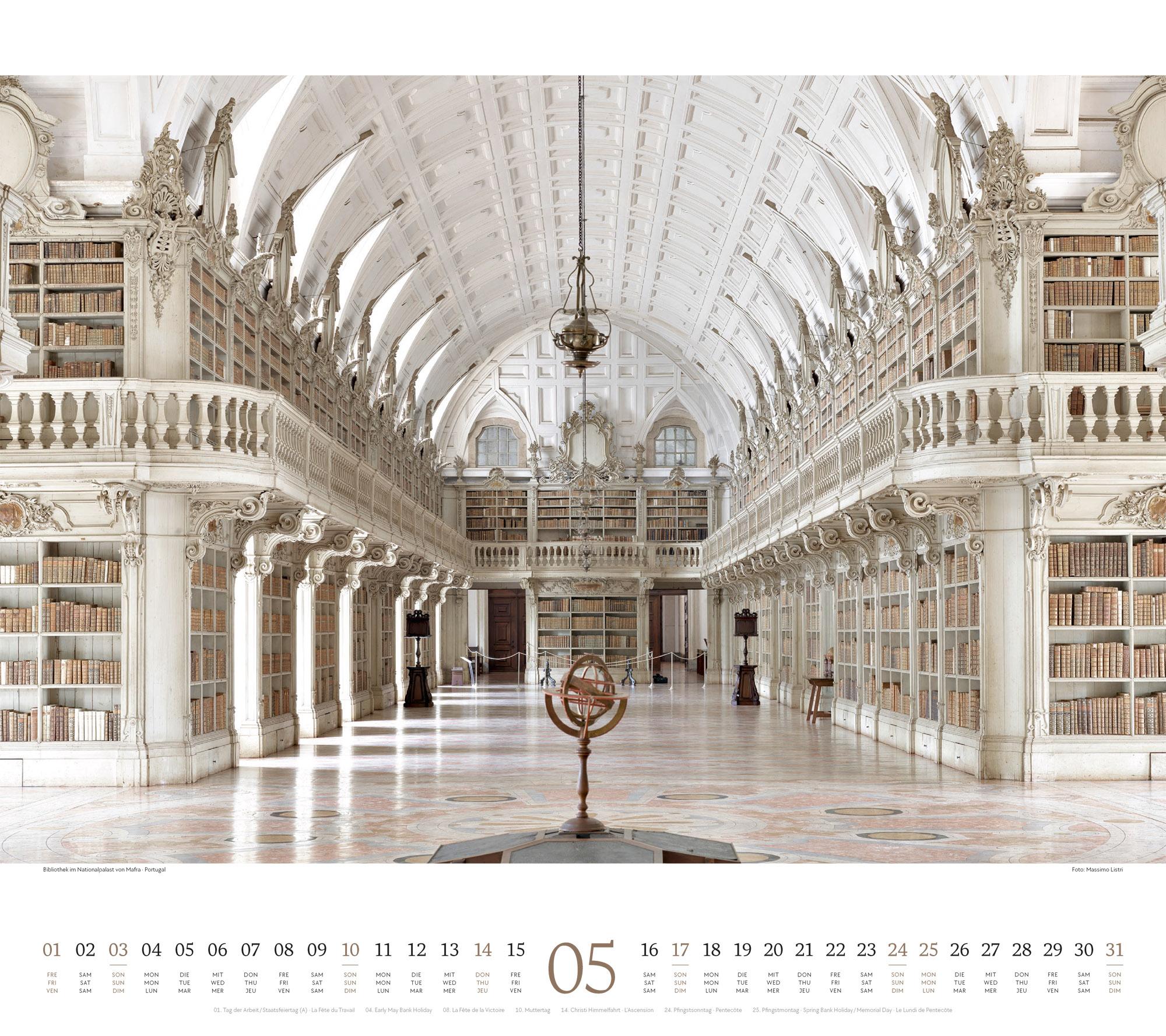 Beispielinhalt (Bild) Welt der Bücher Kalender 2026