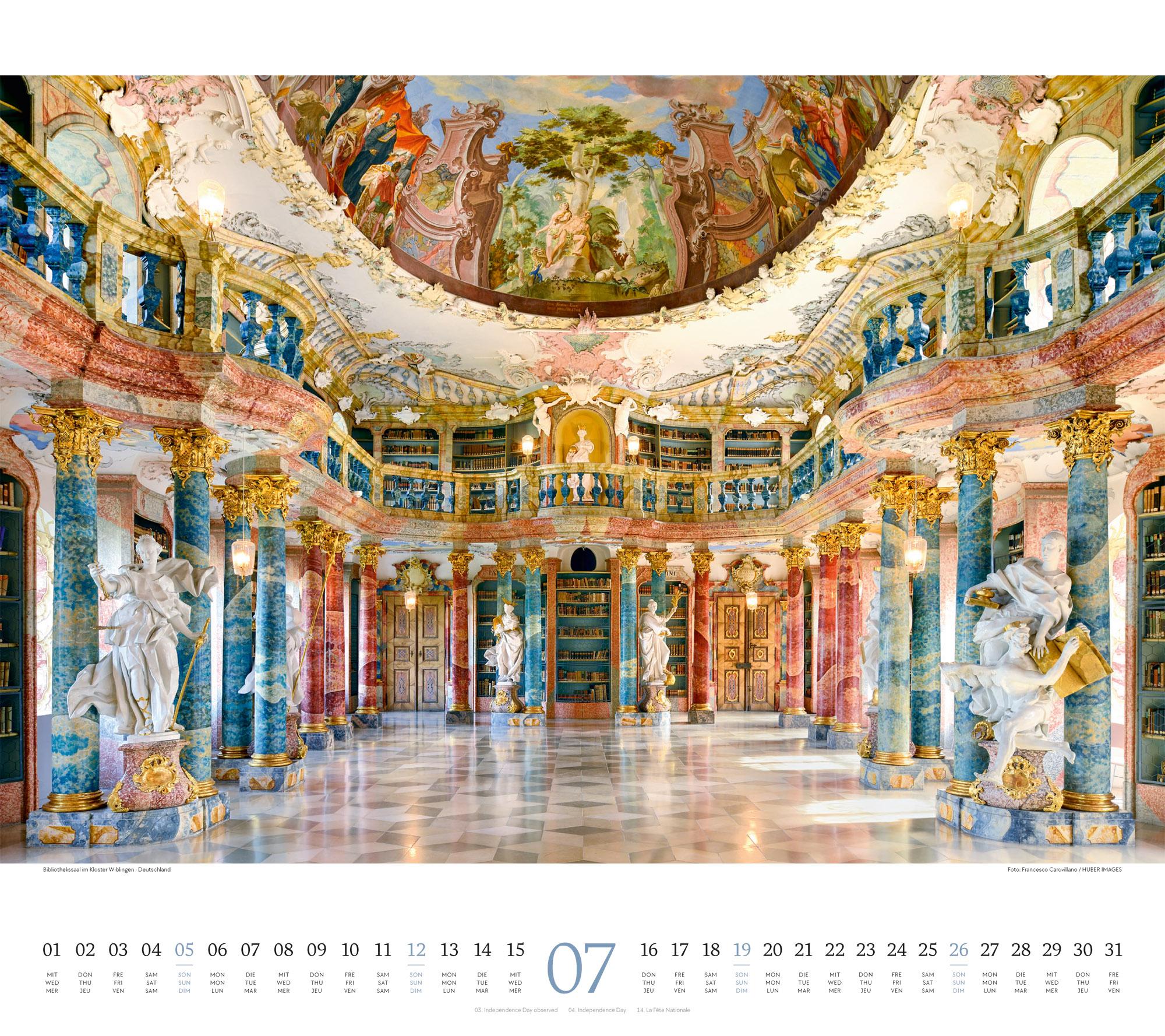 Beispielinhalt (Bild) Welt der Bücher Kalender 2026
