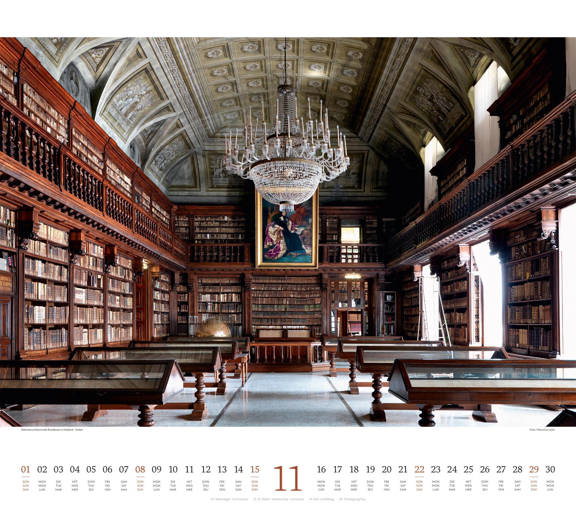 Beispielinhalt (Bild) Welt der Bücher Kalender 2026