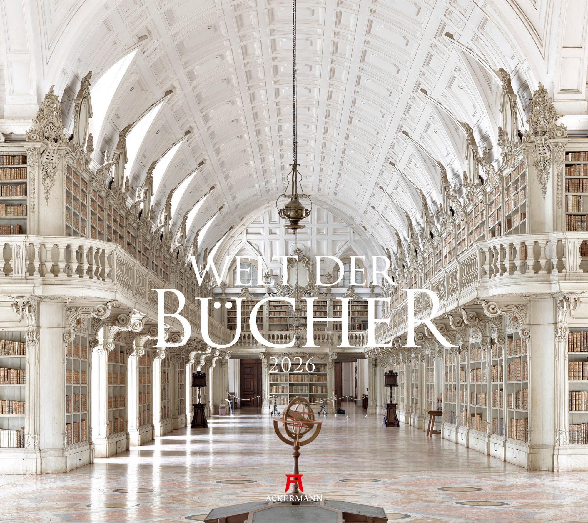 Vorderes Coverbild Welt der Bücher Kalender 2026