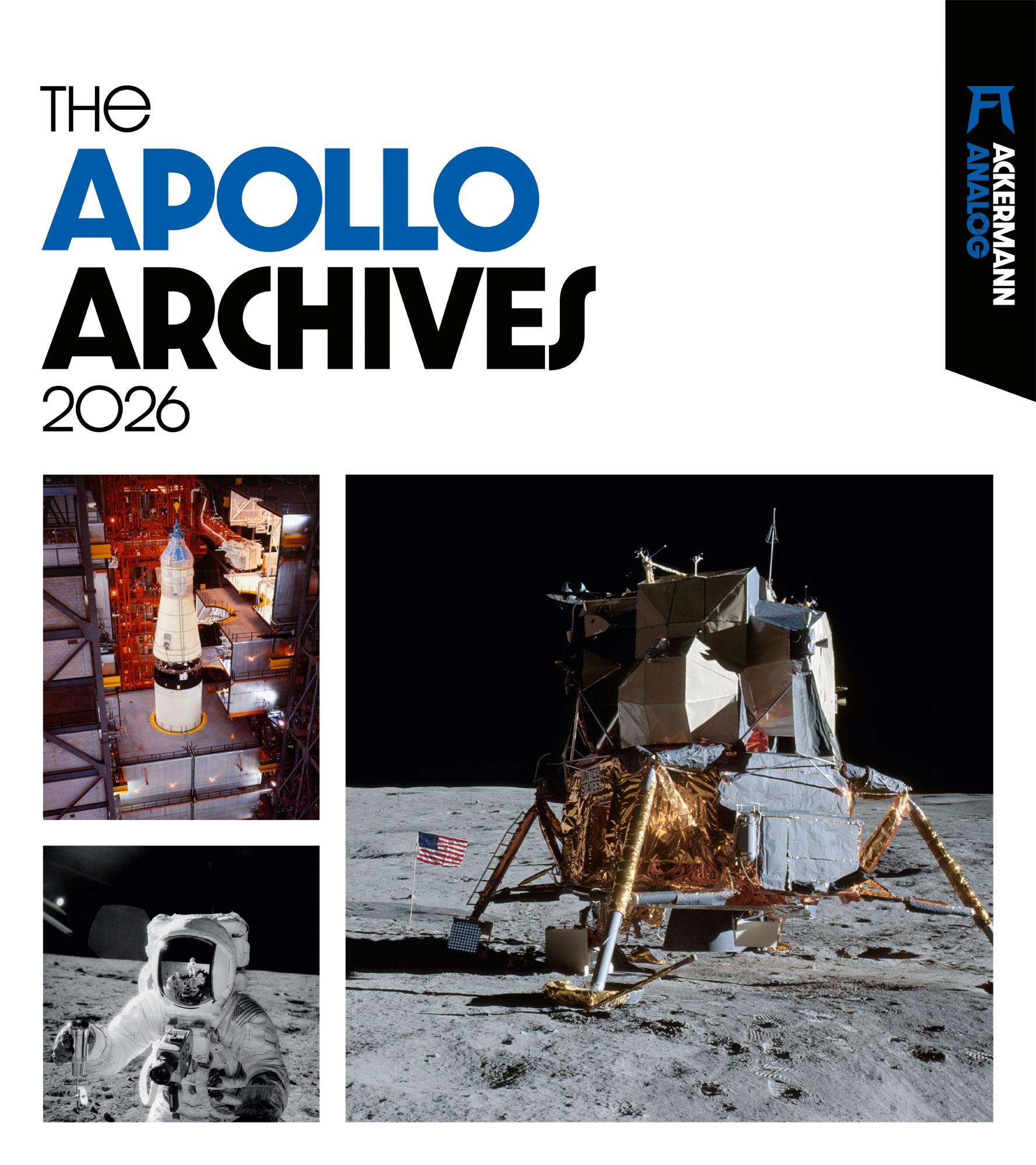 Vorderes Coverbild The Apollo Archives Kalender 2026